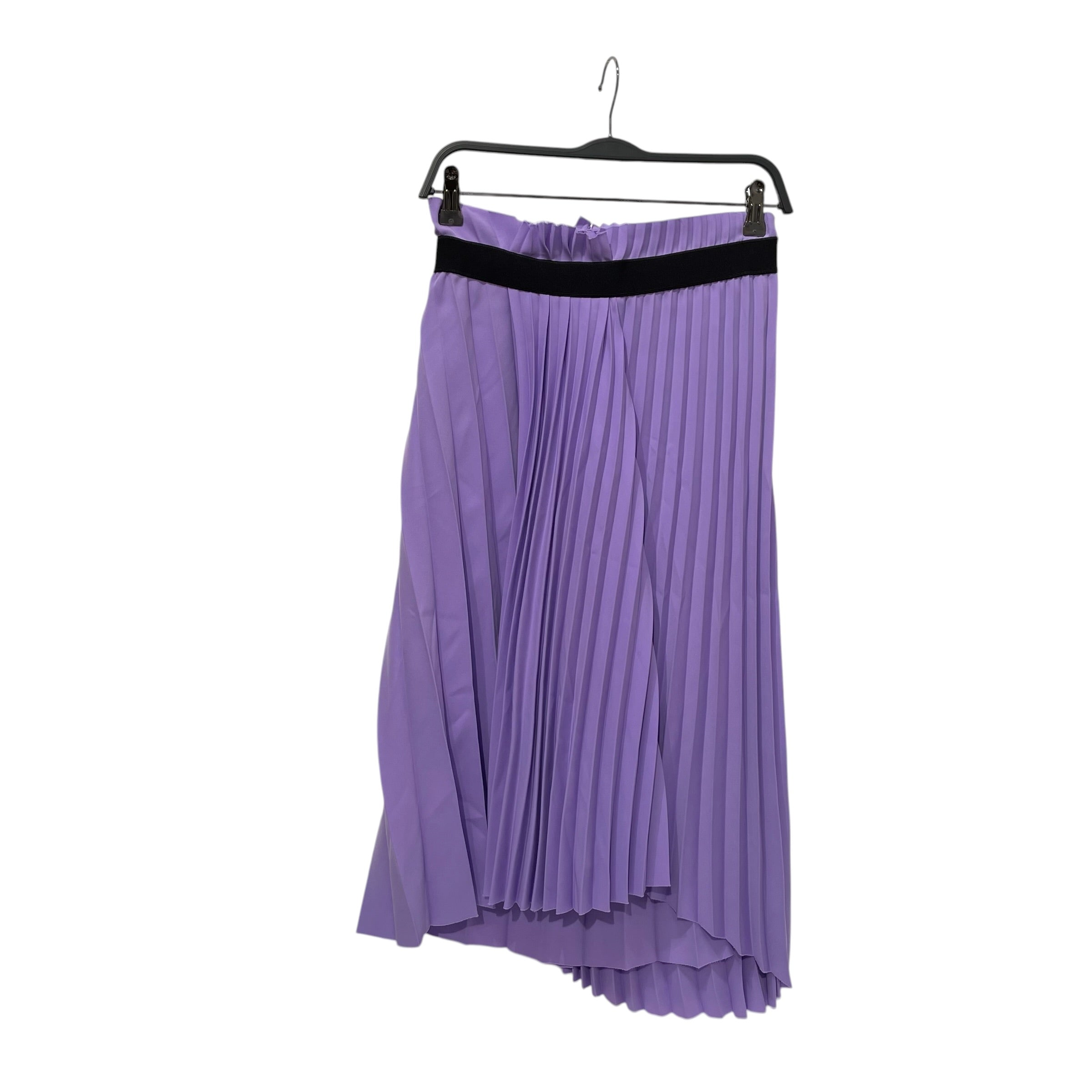 BALENCIAGA/Long Skirt/36/Polyester/PPL/2019 LARGE PLEAT LOGO BAND view 1