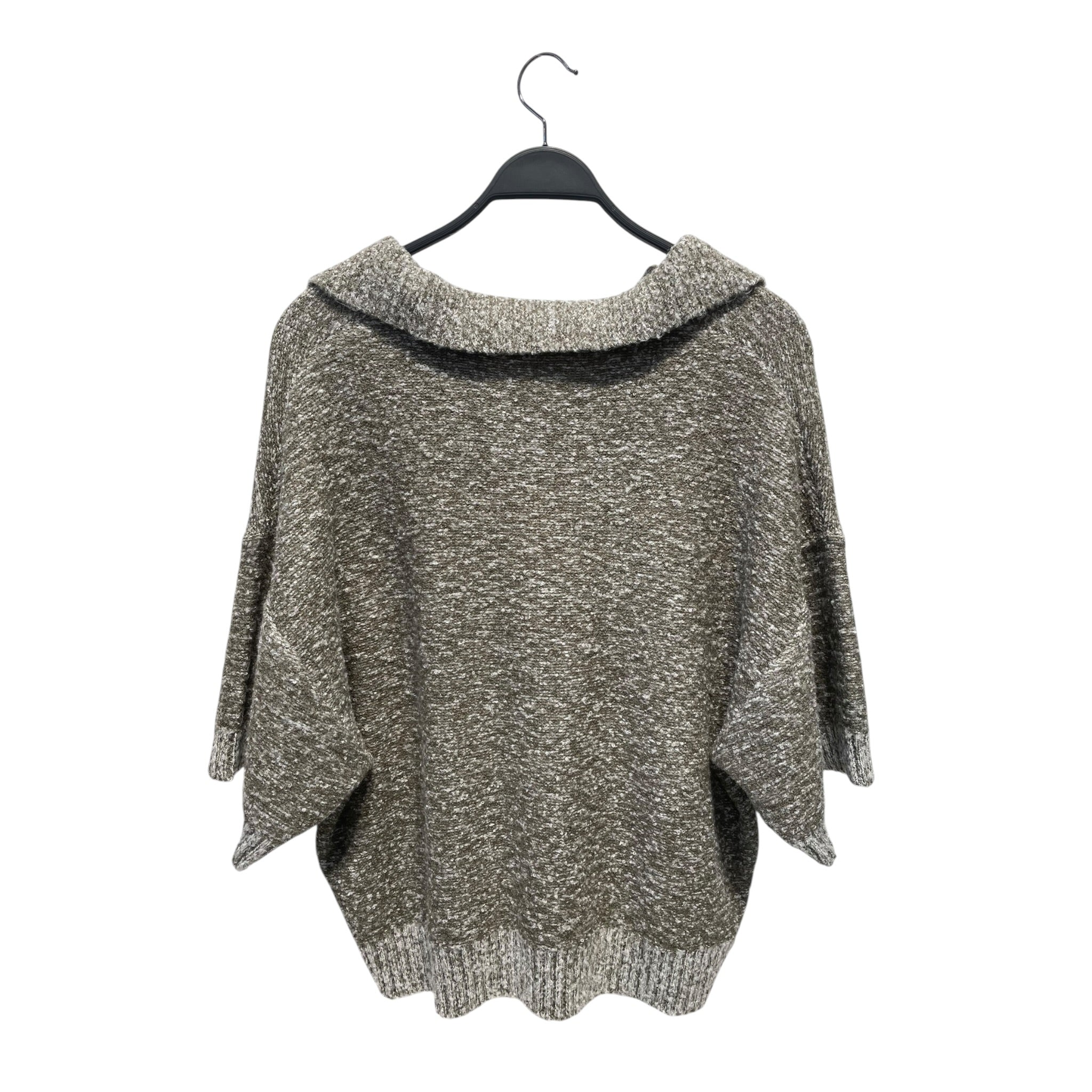 SAALT STUDIO/Sweater/S/Acrylic/GRN/COLLARED SHORT SLEEVE view 2