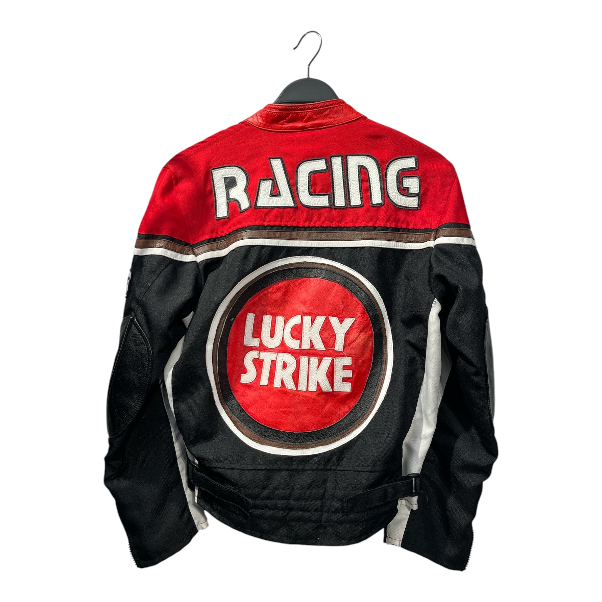 EURO STAR/Souvenir Jkt/All Over Print/Polyester/BLK/LUCKY STRIKE RACER view 2