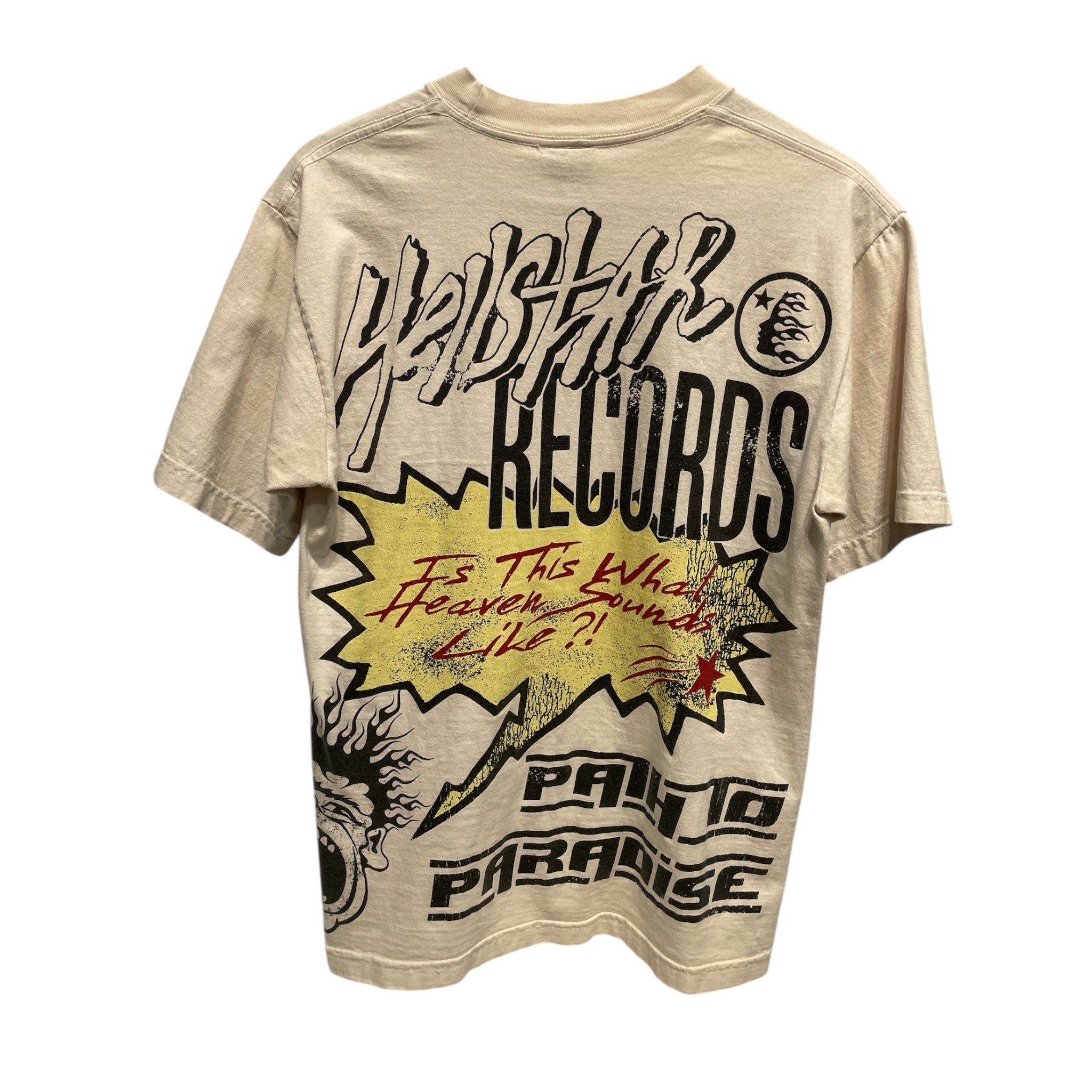 HELLSTAR/T-Shirt/S/Cotton/RED/All Over Print/records (hollywood) view 2
