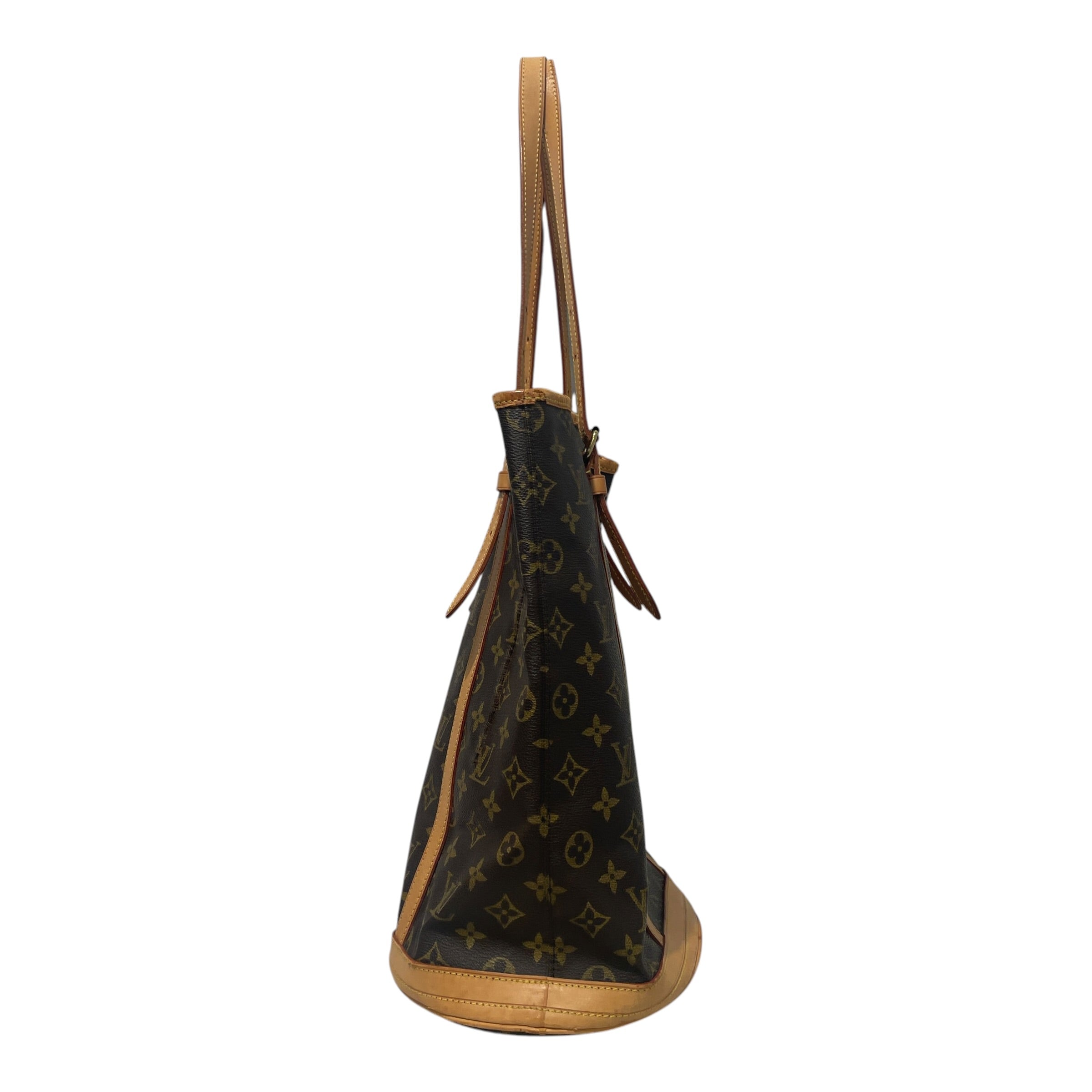 LOUIS VUITTON/Tote Bag/Monogram/Leather/BRW/Bucket GM Tote view 2