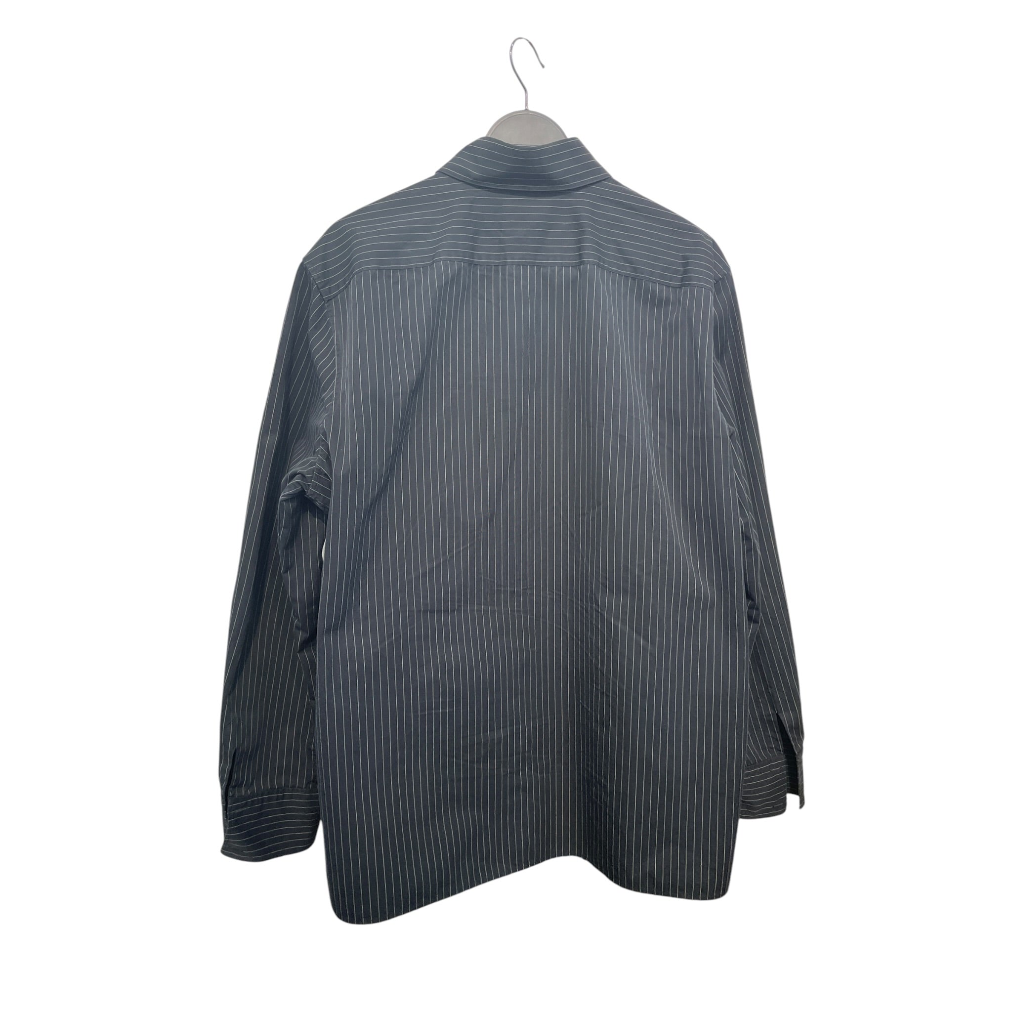 SAINT LAURENT/LS Shirt/42/BLK/Stripe/ view 2