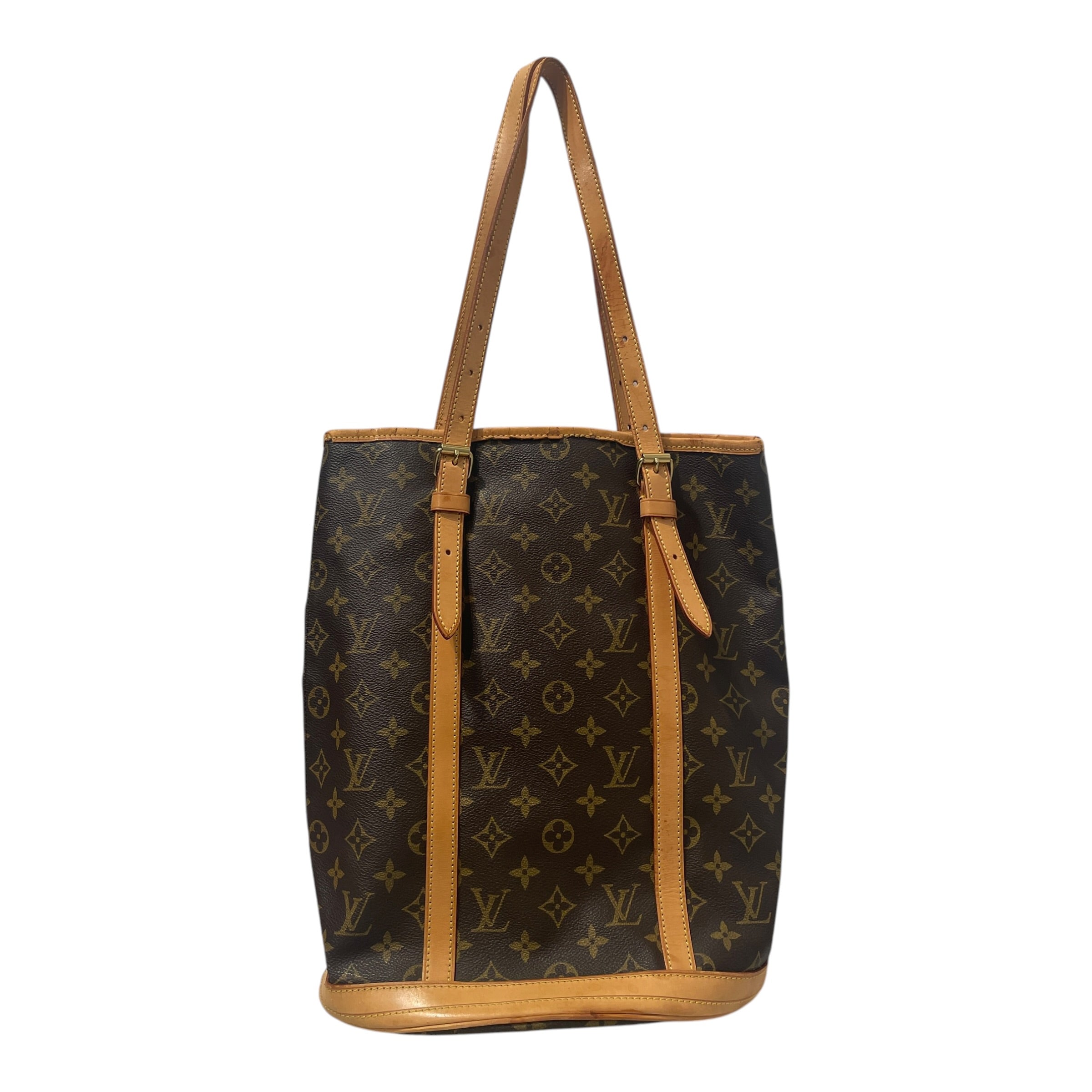 LOUIS VUITTON/Tote Bag/Monogram/Leather/BRW/Bucket GM Tote view 3