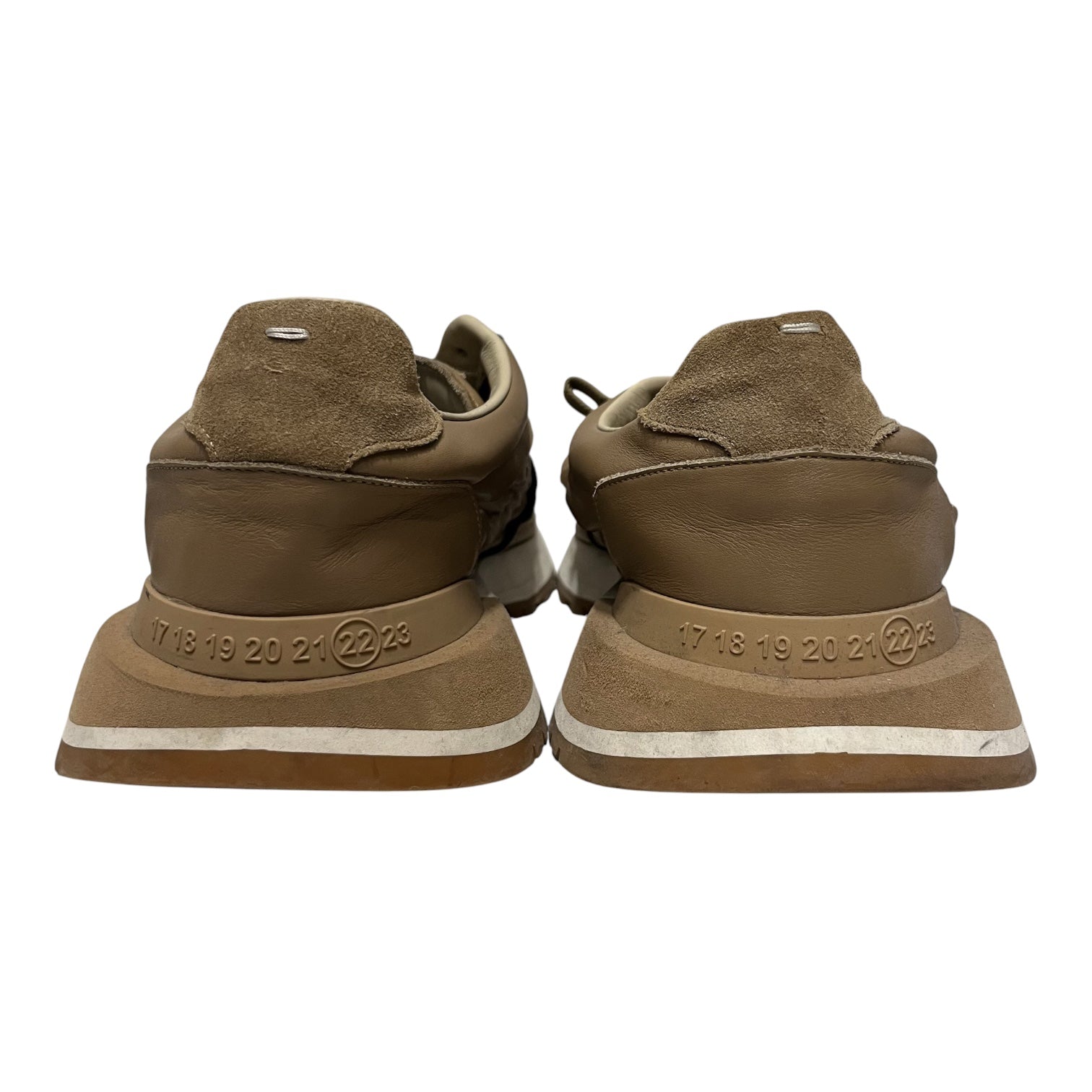 Maison Margiela/Low-Sneakers/EU 45/Suede/BEG/nylon suede sneakers view 4