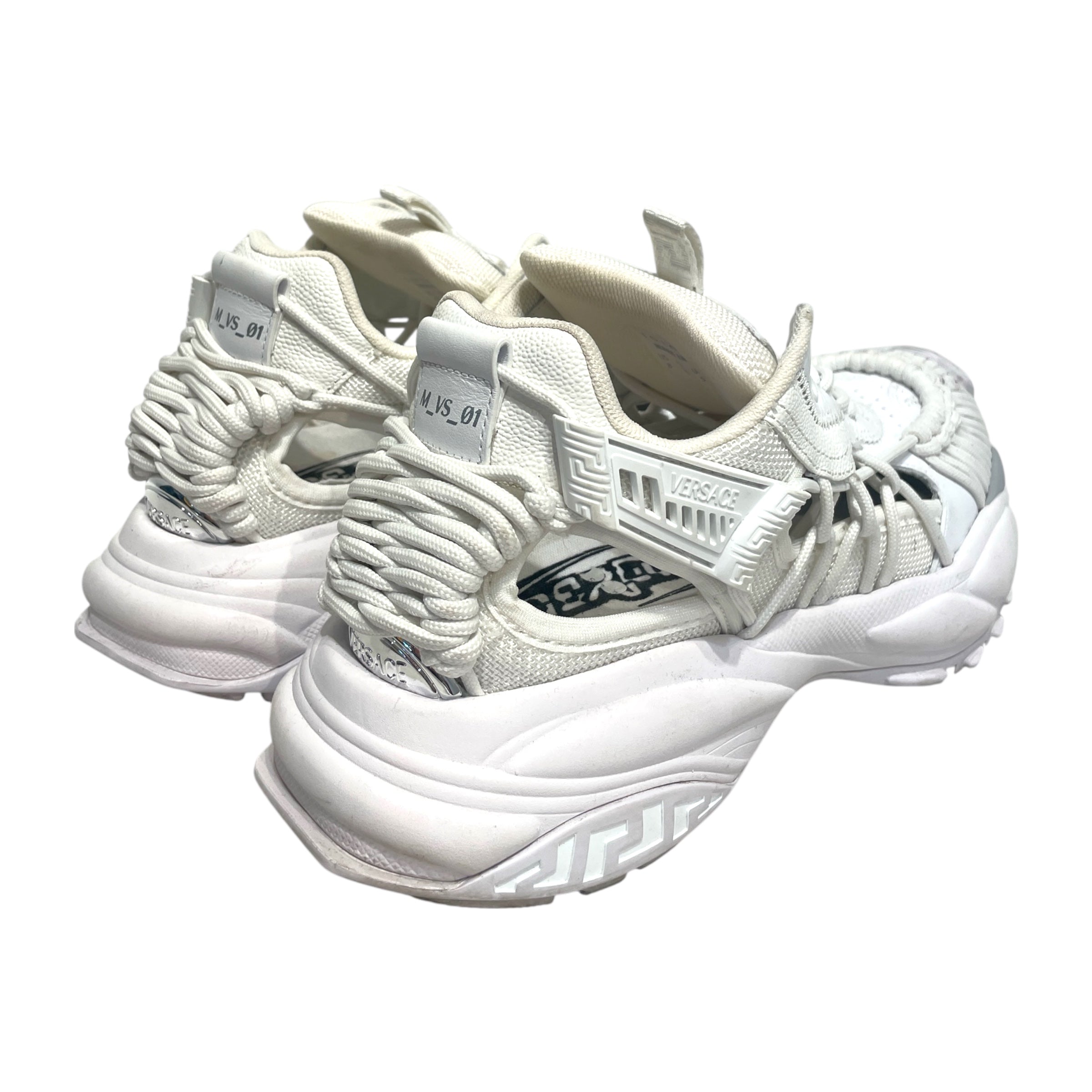 VERSACE/Low-Sneakers/US 8/Leather/WHT/Mercury M_VS_01 Sneakers view 3