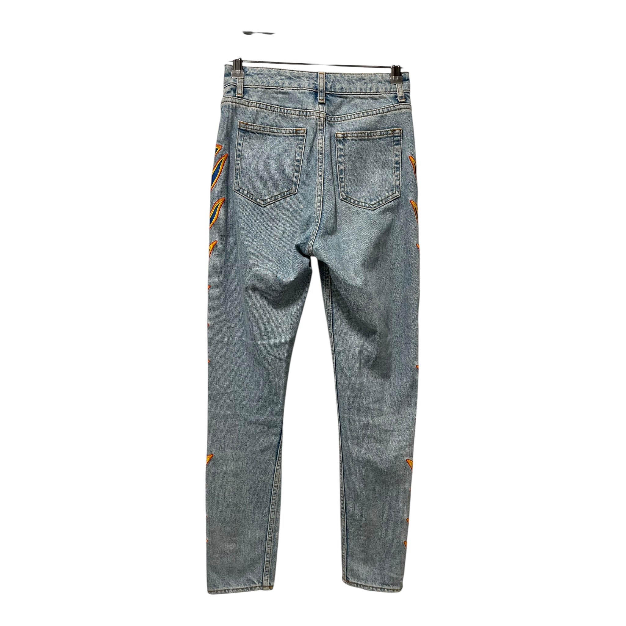 sandro/Skinny Pants/34/Leather/BLU/ view 2