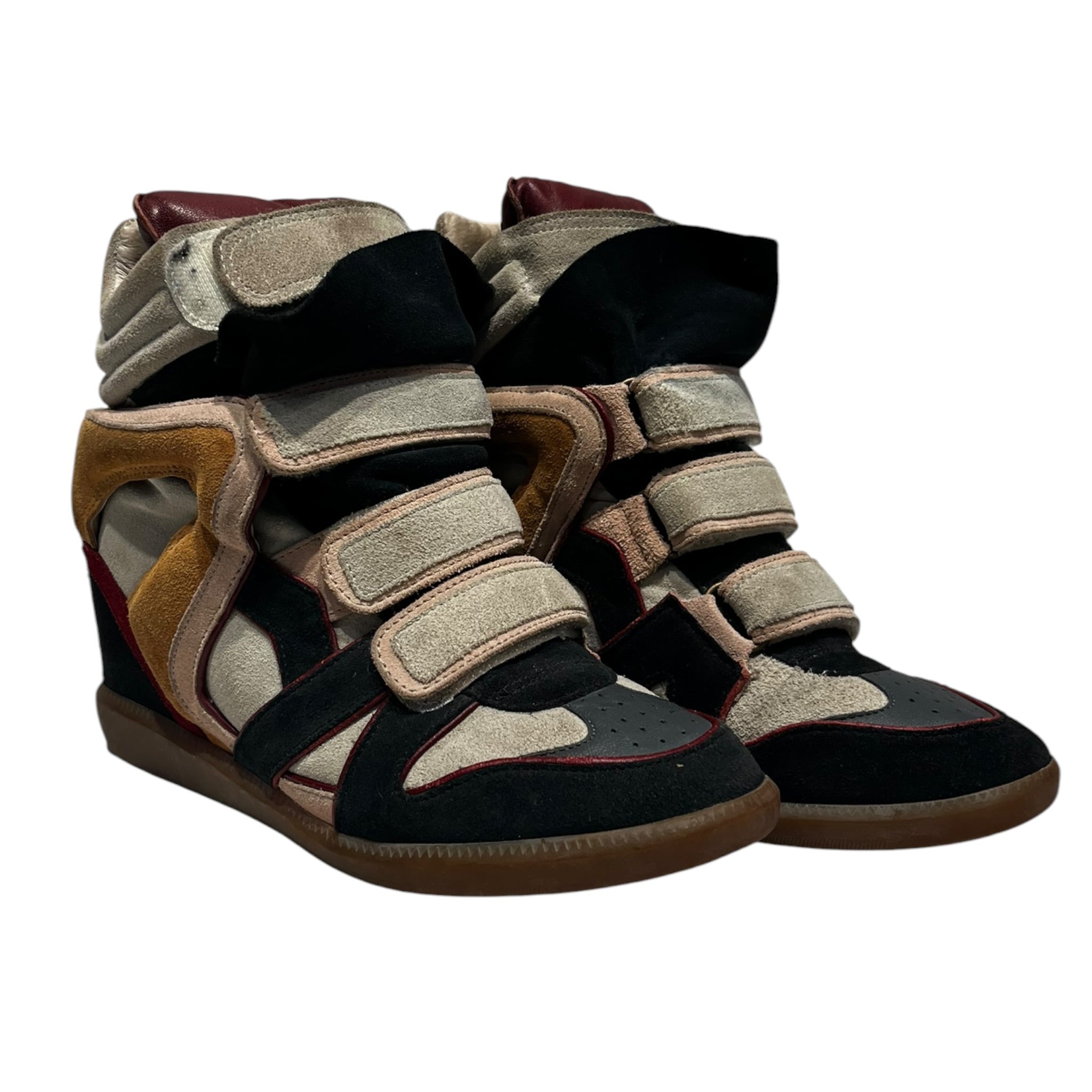 ISABEL MARANT/Hi-Sneakers/EU 39/Suede/MLT/Beckett Wedge view 1