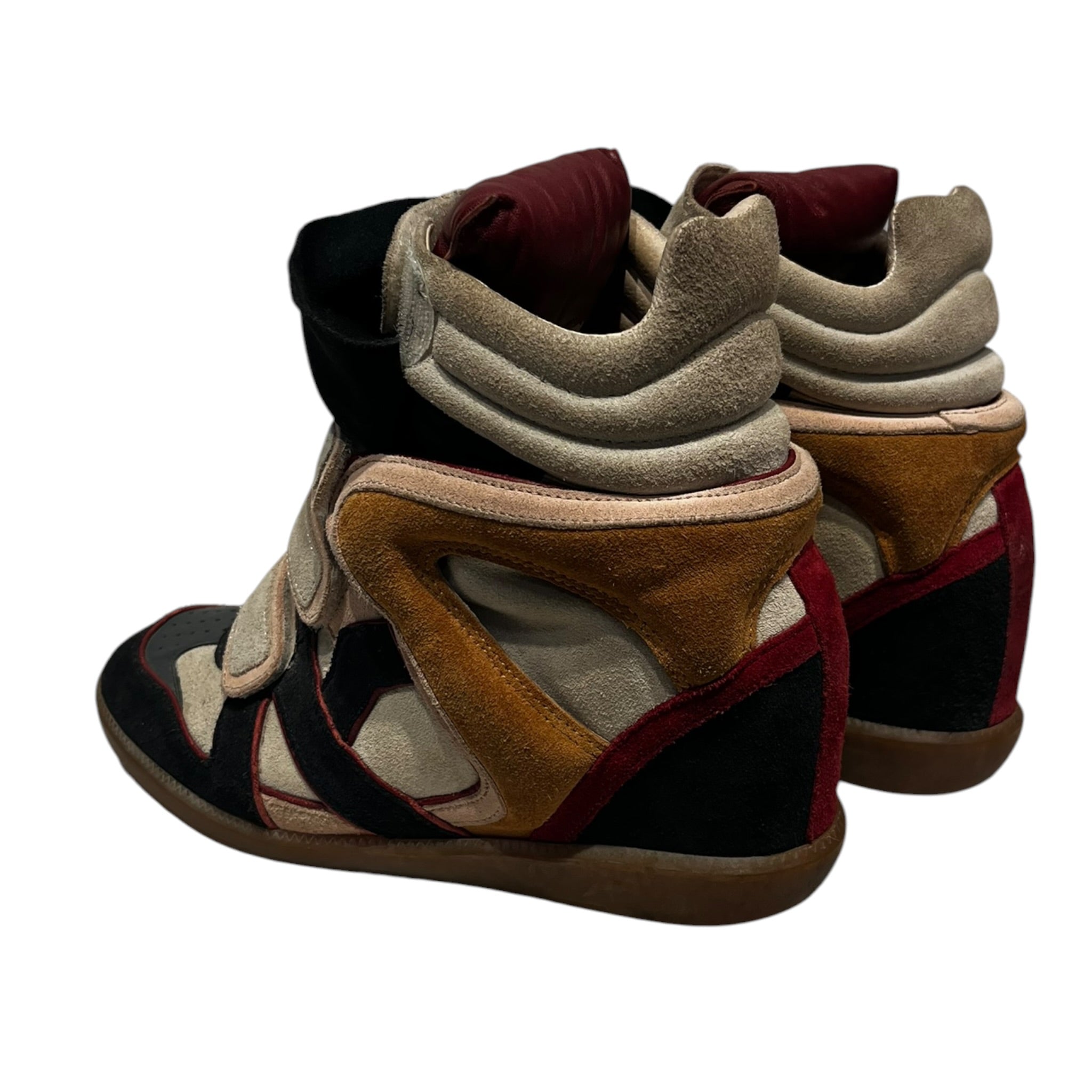 ISABEL MARANT/Hi-Sneakers/EU 39/Suede/MLT/Beckett Wedge view 2