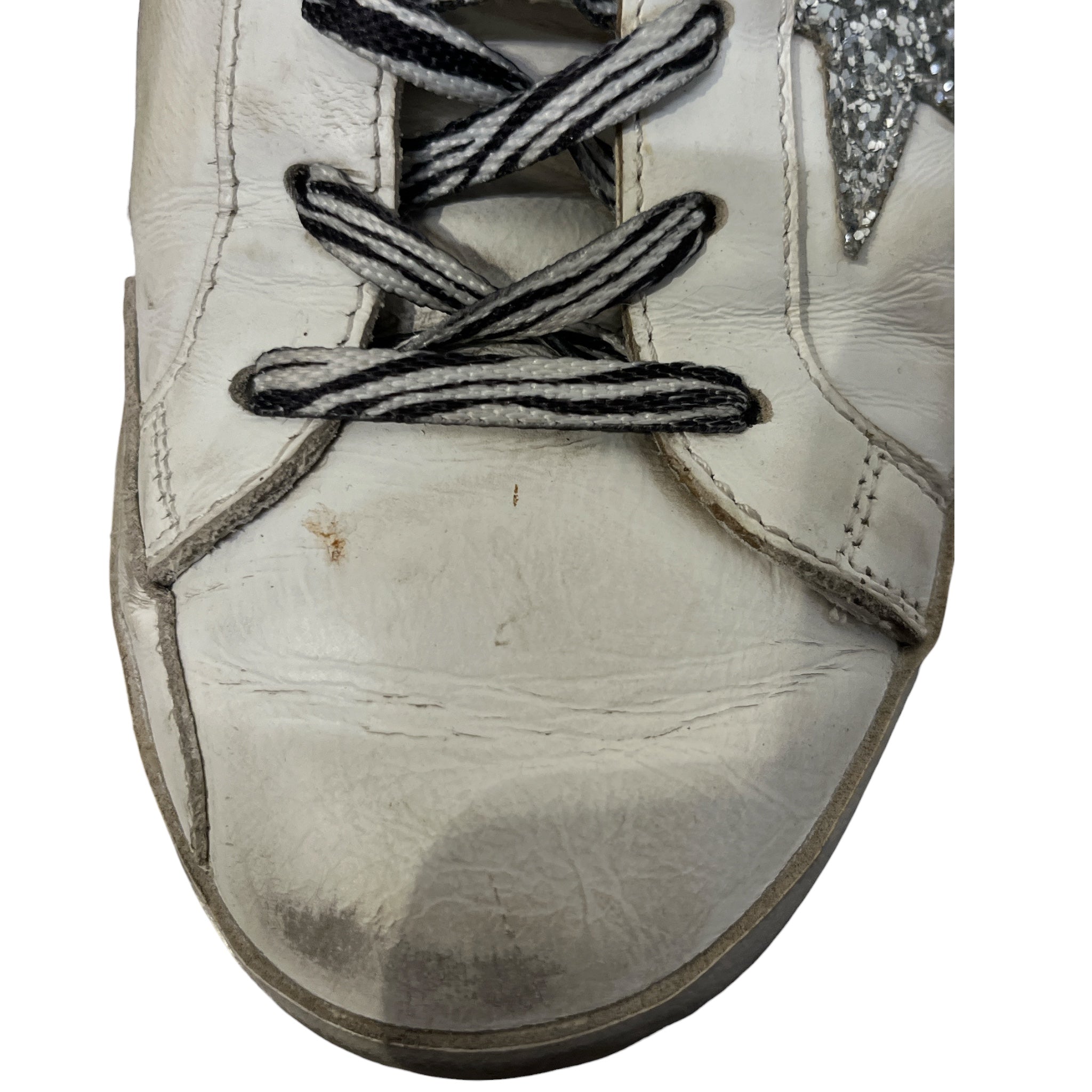 GOLDEN GOOSE/Low-Sneakers/EU 40/Leather/WHT/FUR INT view 6