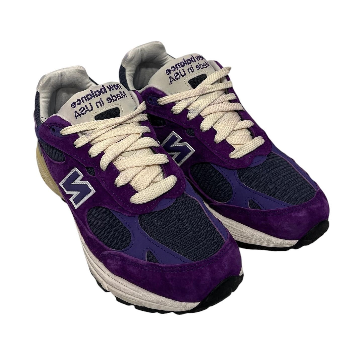 NEW BALANCE/Low-Sneakers/US 9/Suede/PPL/993 TEDDY SANTIS view 1