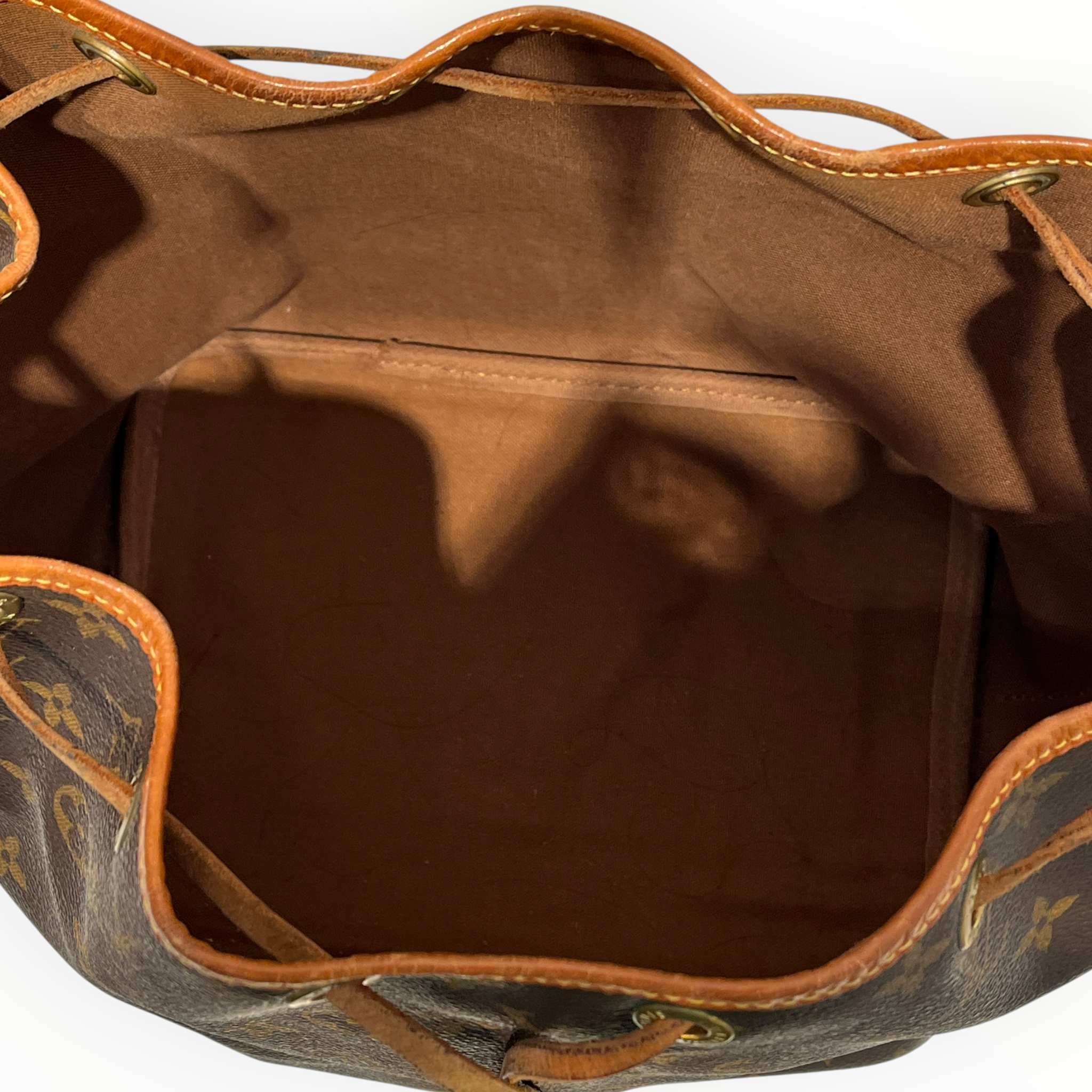 LOUIS VUITTON/Cross Body Bag/Monogram/Leather/BRW/Noe Petit view 5