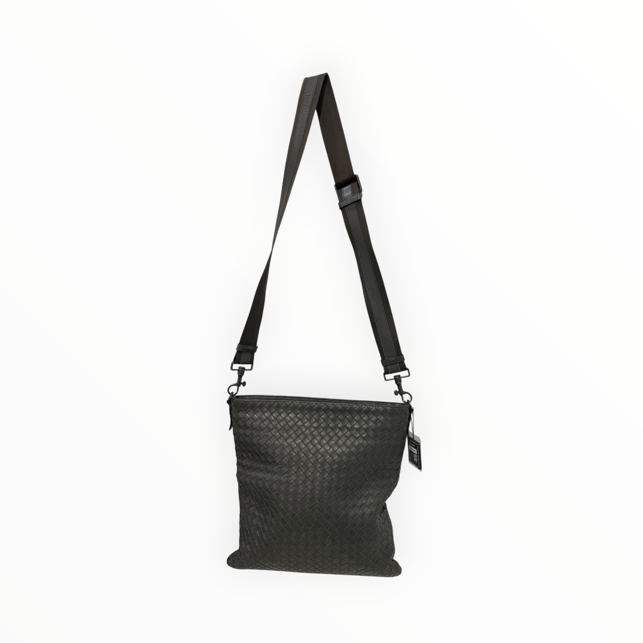 BOTTEGA VENETA/Cross Body Bag/Leather/GRY/DC4RWJ view 1