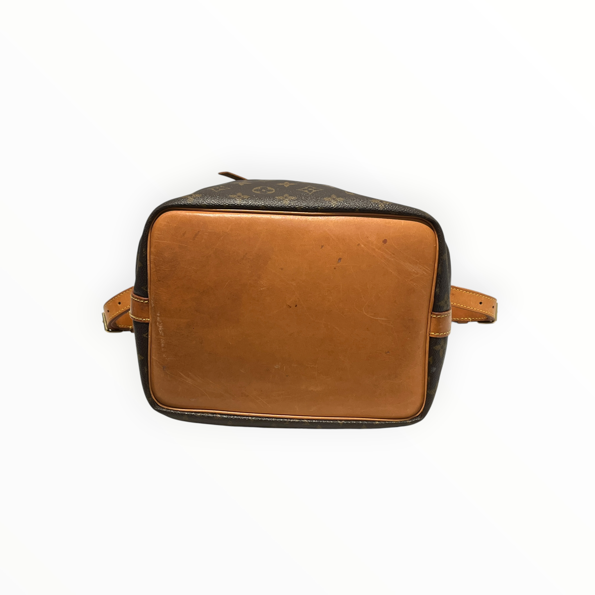 LOUIS VUITTON/Cross Body Bag/Monogram/Leather/BRW/Noe Petit view 3