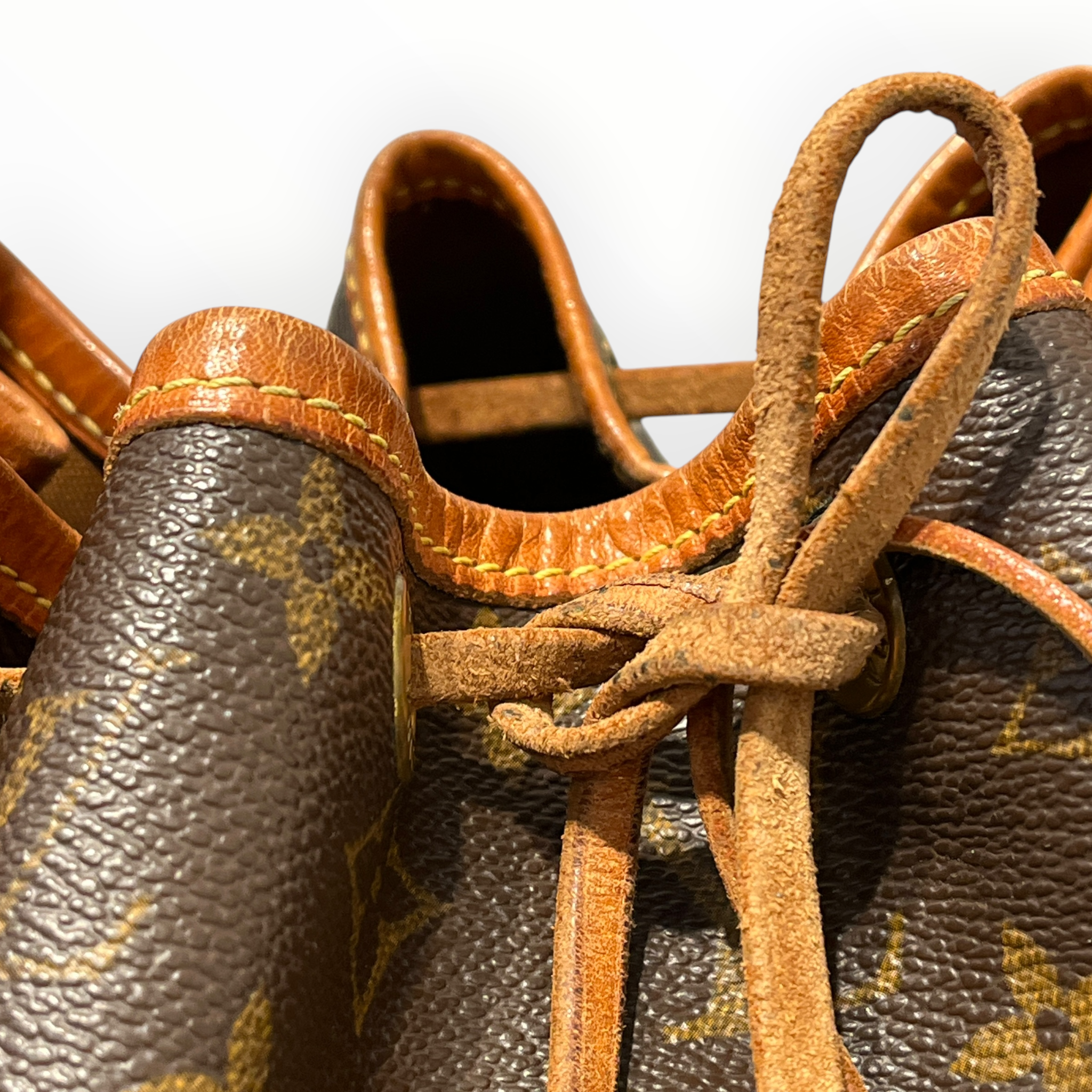 LOUIS VUITTON/Cross Body Bag/Monogram/Leather/BRW/Noe Petit view 7