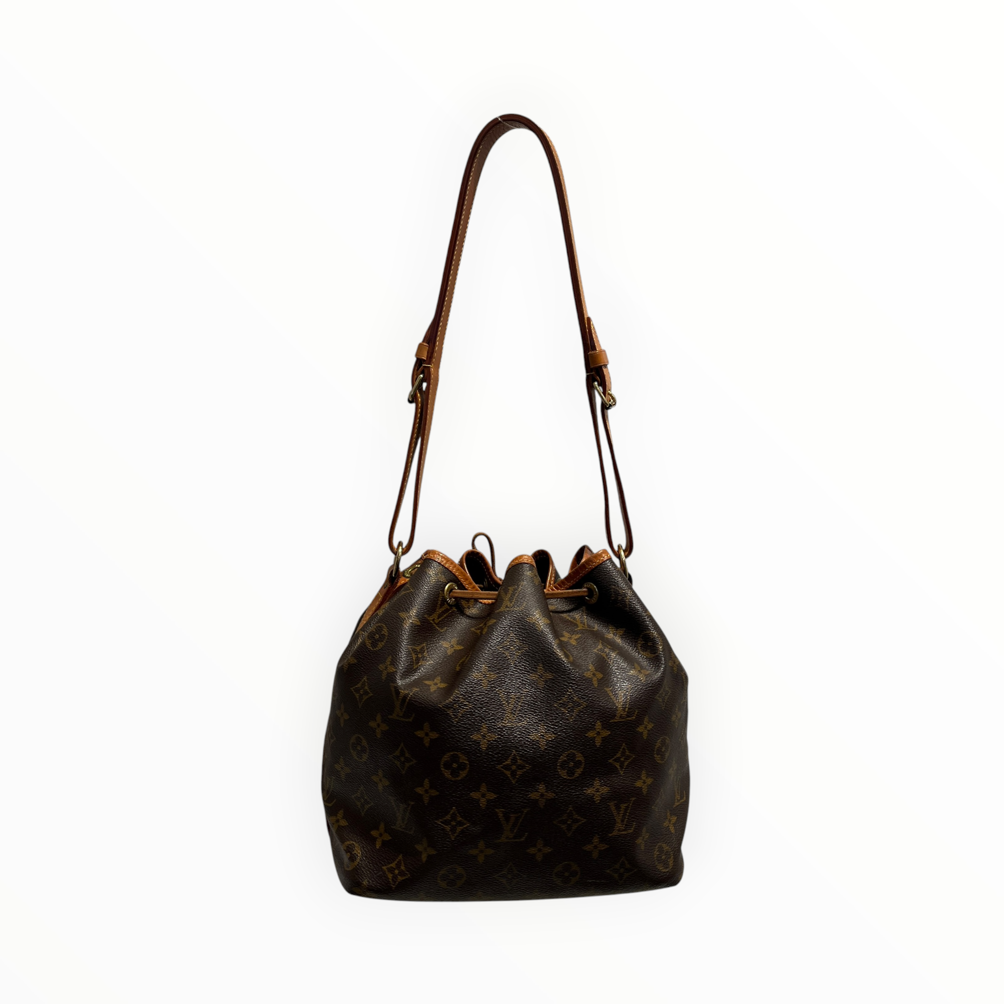 LOUIS VUITTON/Cross Body Bag/Monogram/Leather/BRW/Noe Petit view 2