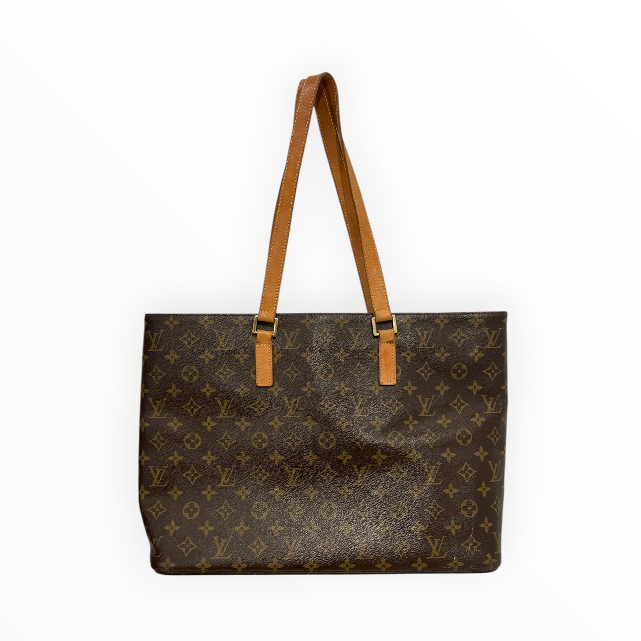 LOUIS VUITTON/Tote Bag/Monogram/Leather/BRW/luco monogram tote brown view 1