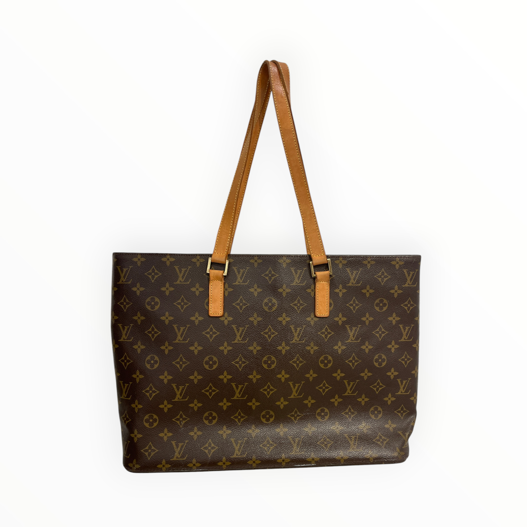LOUIS VUITTON/Tote Bag/Monogram/Leather/BRW/luco monogram tote brown view 2