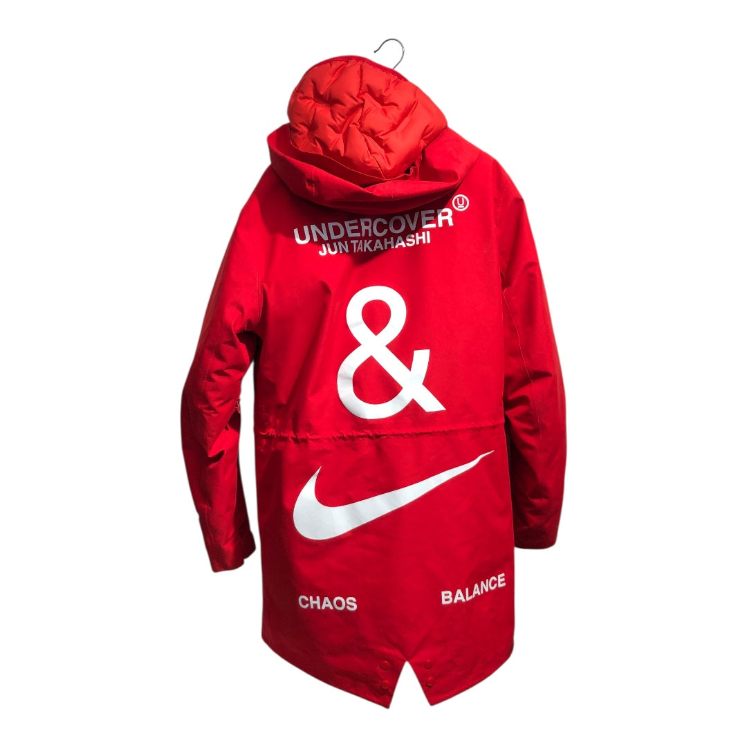 UNDERCOVER/NIKE/Trench Coat/M/RED/ view 2