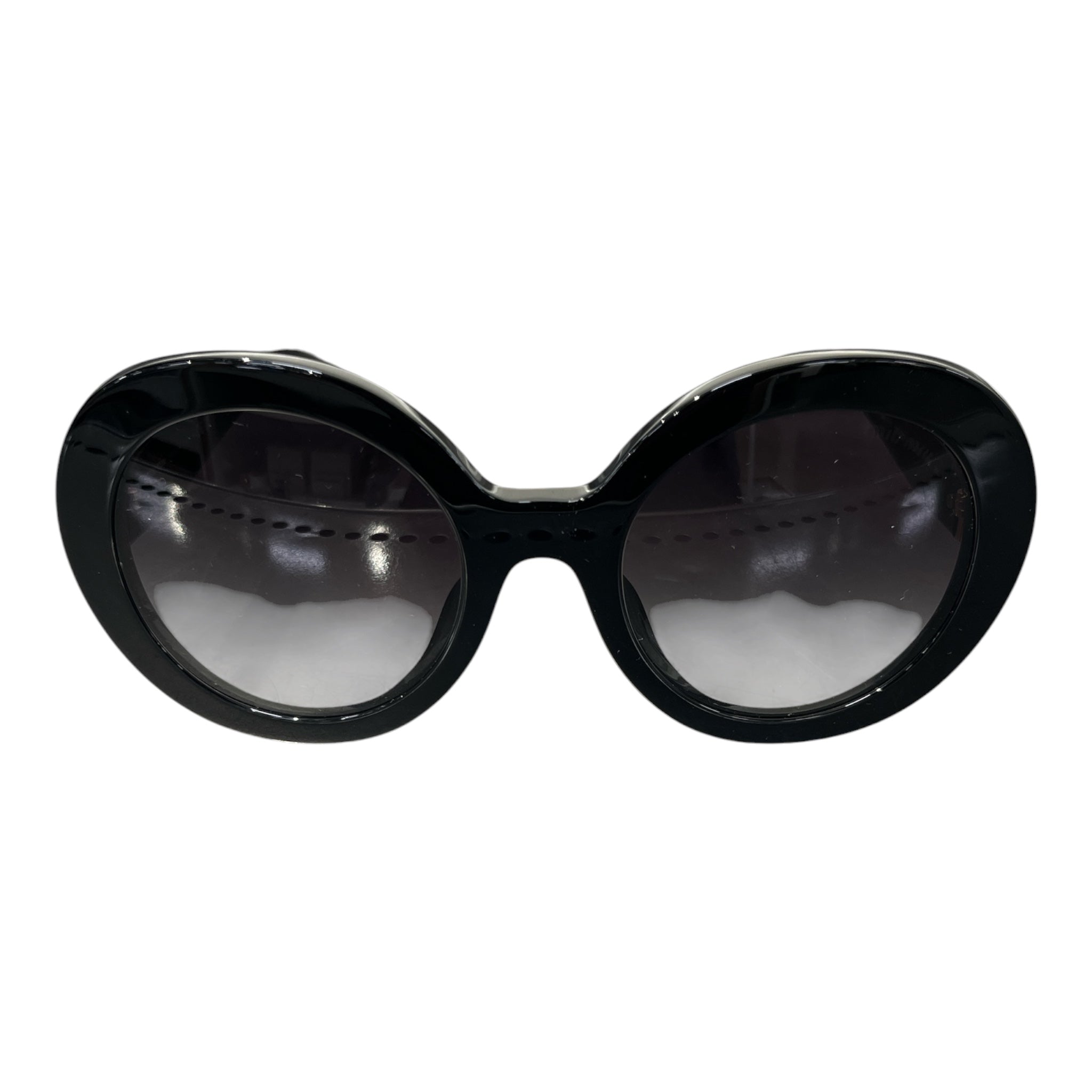 MIU MIU/Sunglasses/Plastic/BLK/L's/ROUND view 1