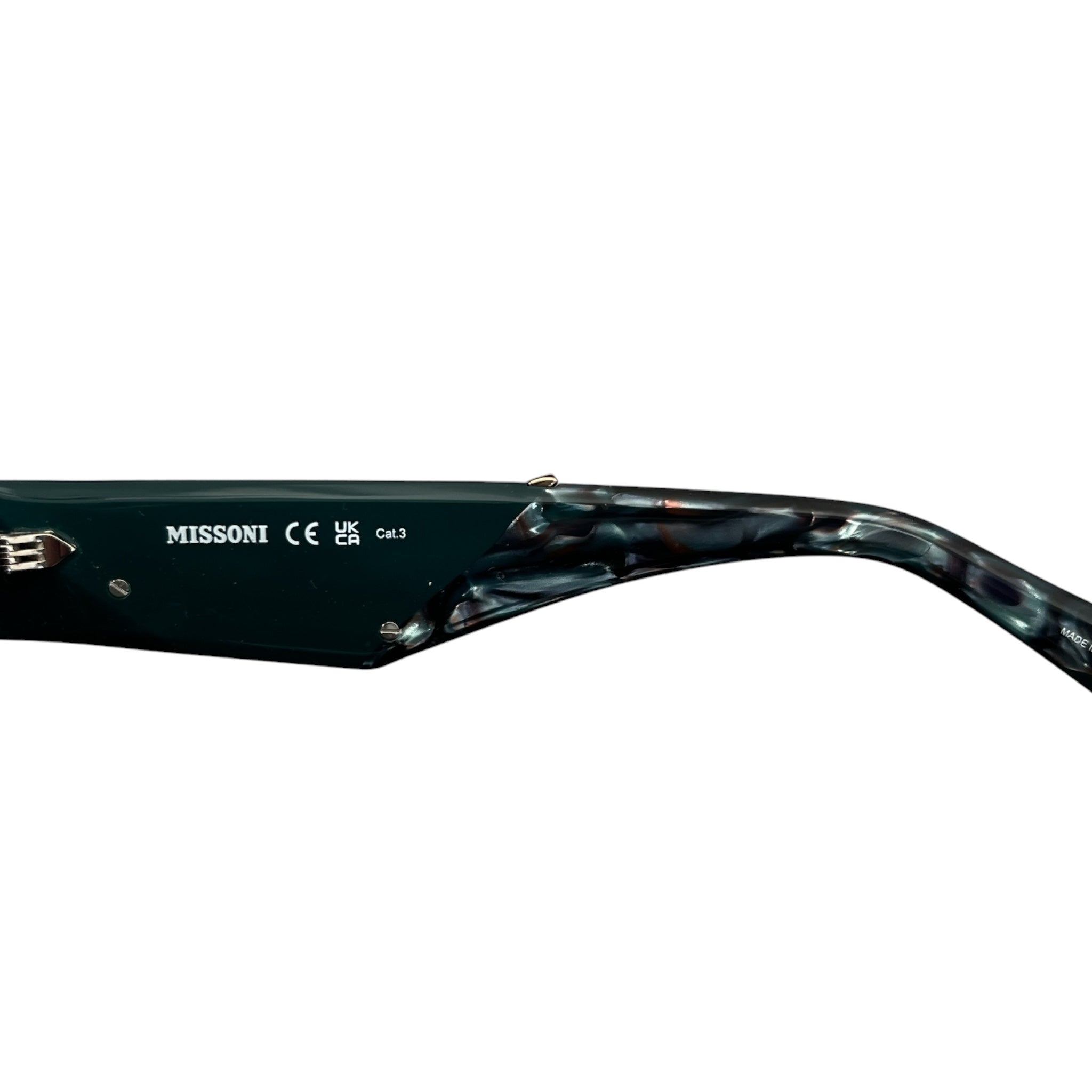 MISSONI/Sunglasses/Plastic/GRN/L's/GOLD METEL view 3
