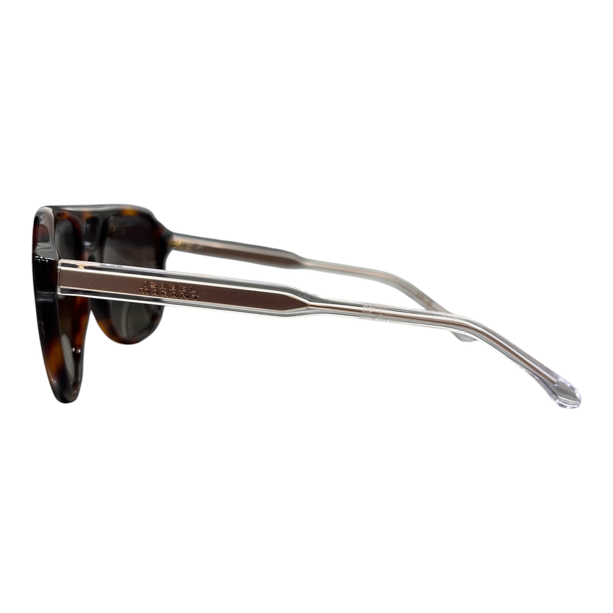 ISABEL MARANT/Sunglasses/All Over Print/Tortoiseshell Pattern/BRW/L's/ CLEAR SIDES view 2