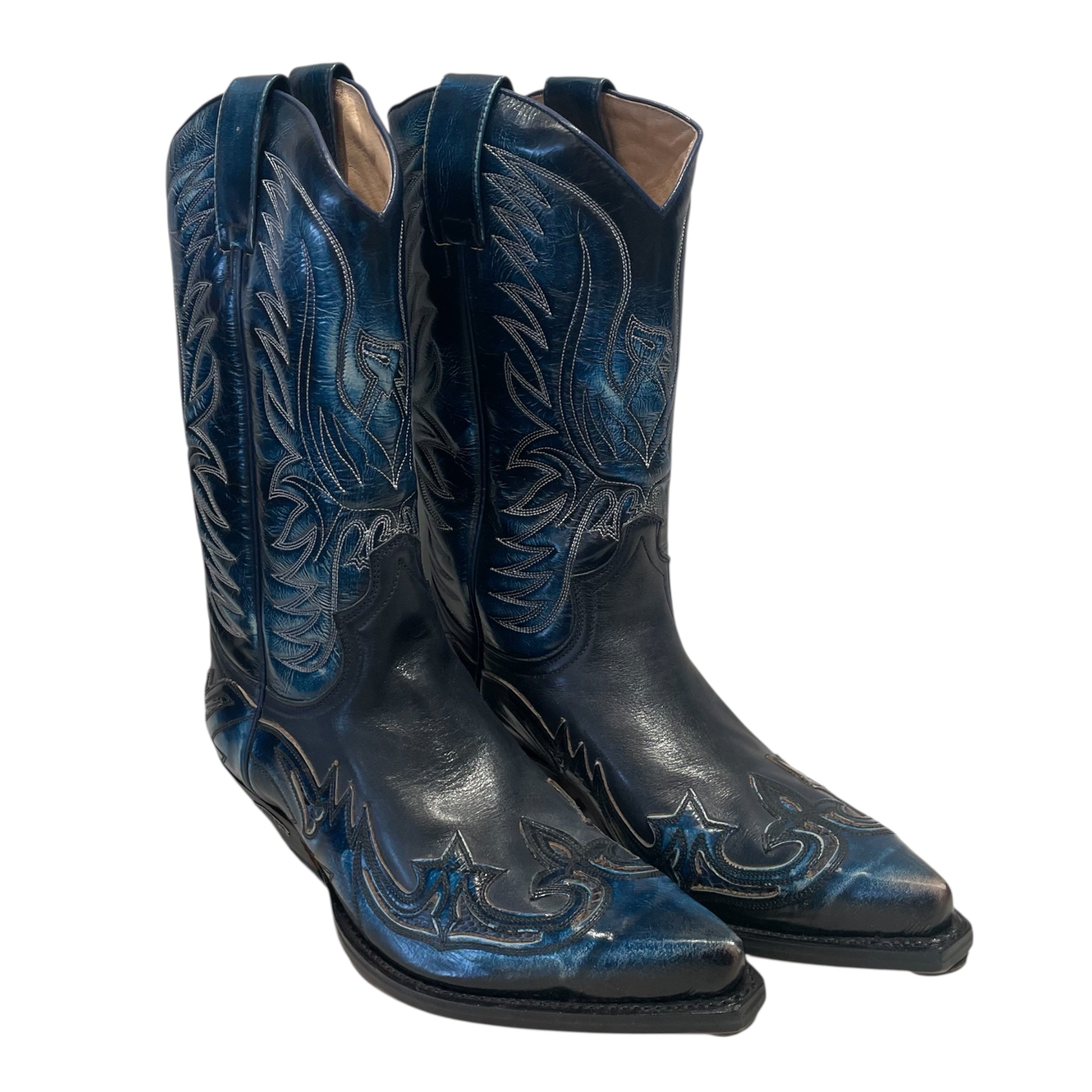 SENDRA/Western Boots/US 9/Leather/BLU/Sendra Blue Faded Boots view 1