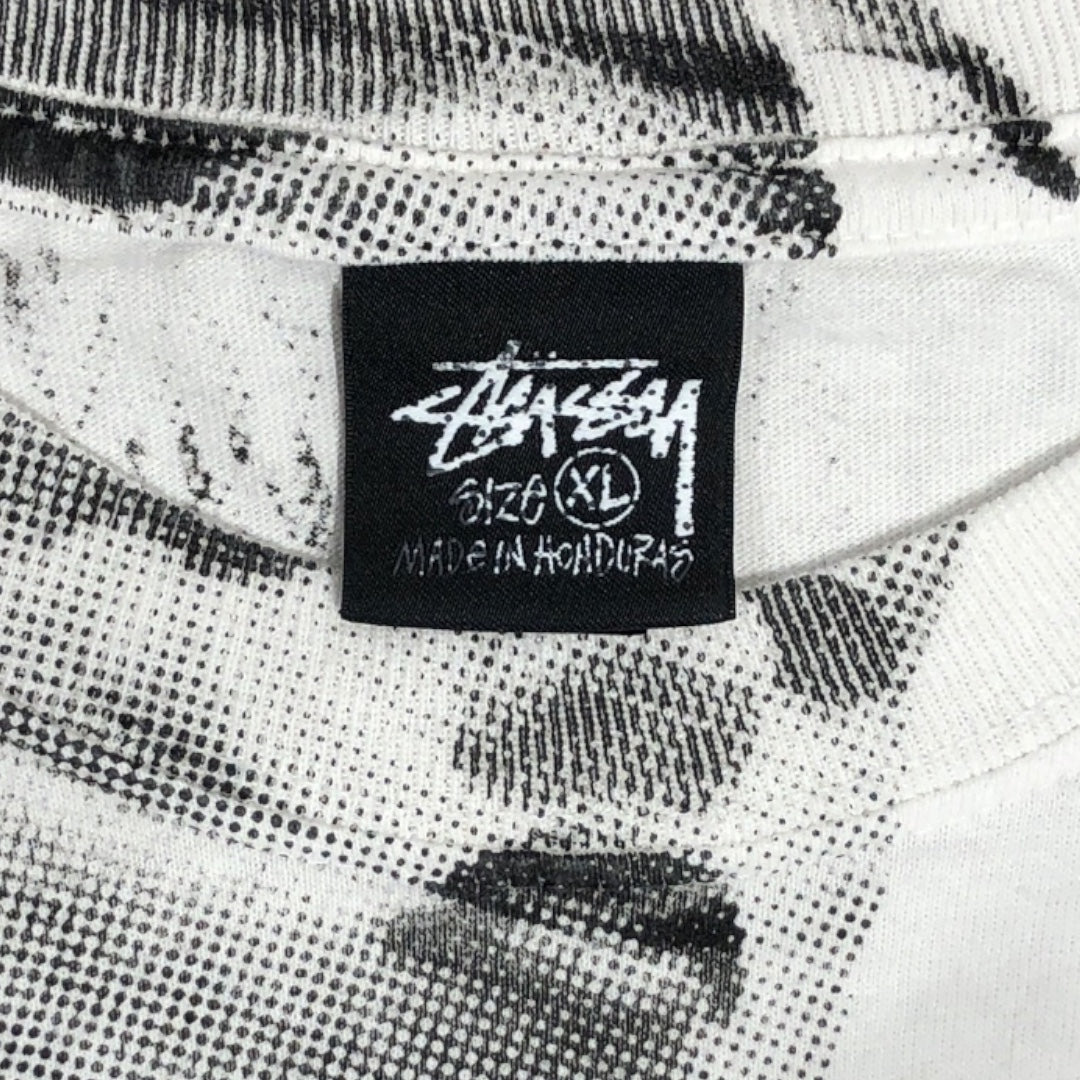 STUSSY/T-Shirt/XL/Cotton/BLK/Graphic/stussy N.4 paris kimono tee view 3
