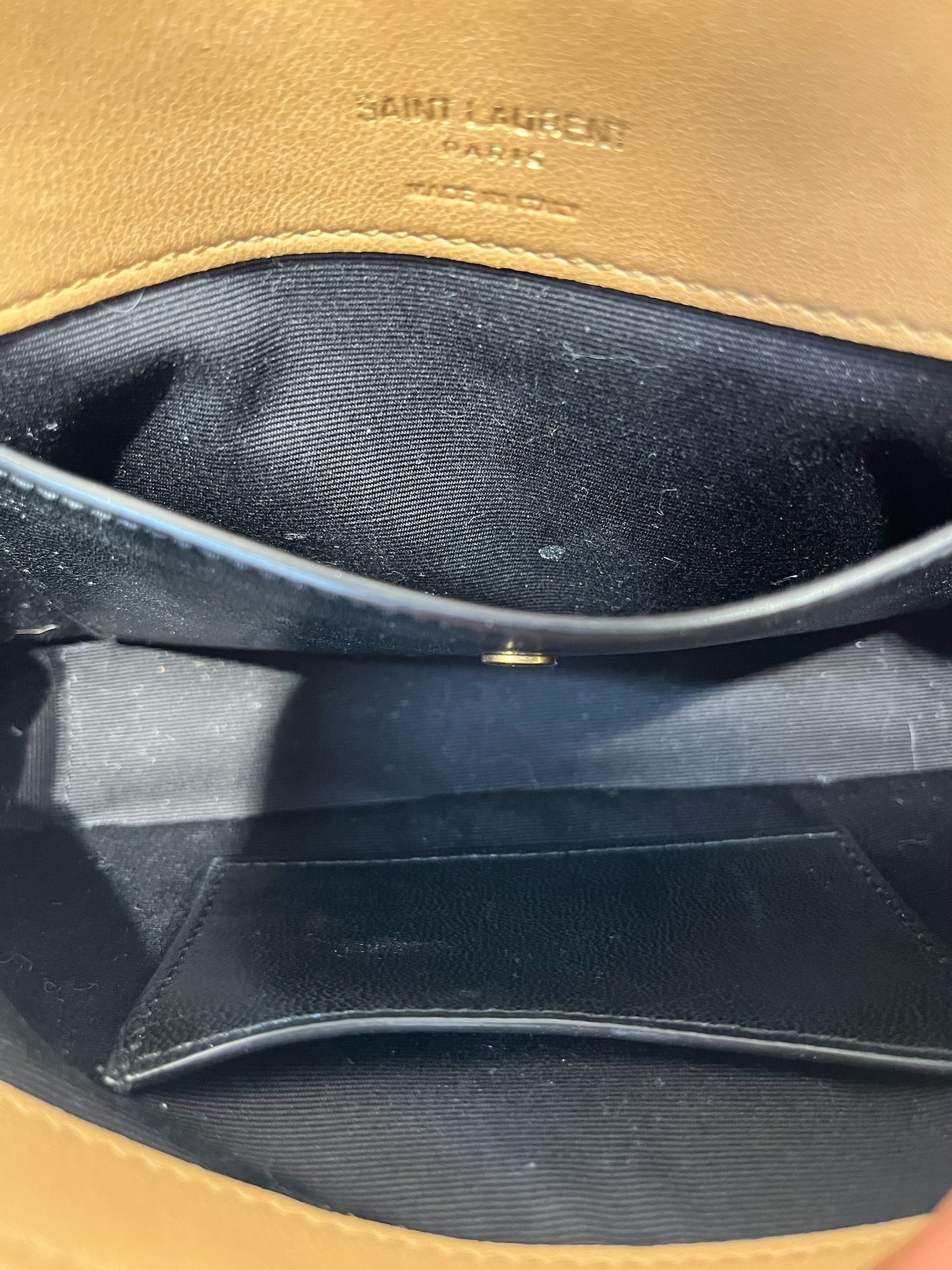 SAINT LAURENT/Cross Body Bag/Leather/BEG/LOULOU SMALL view 5