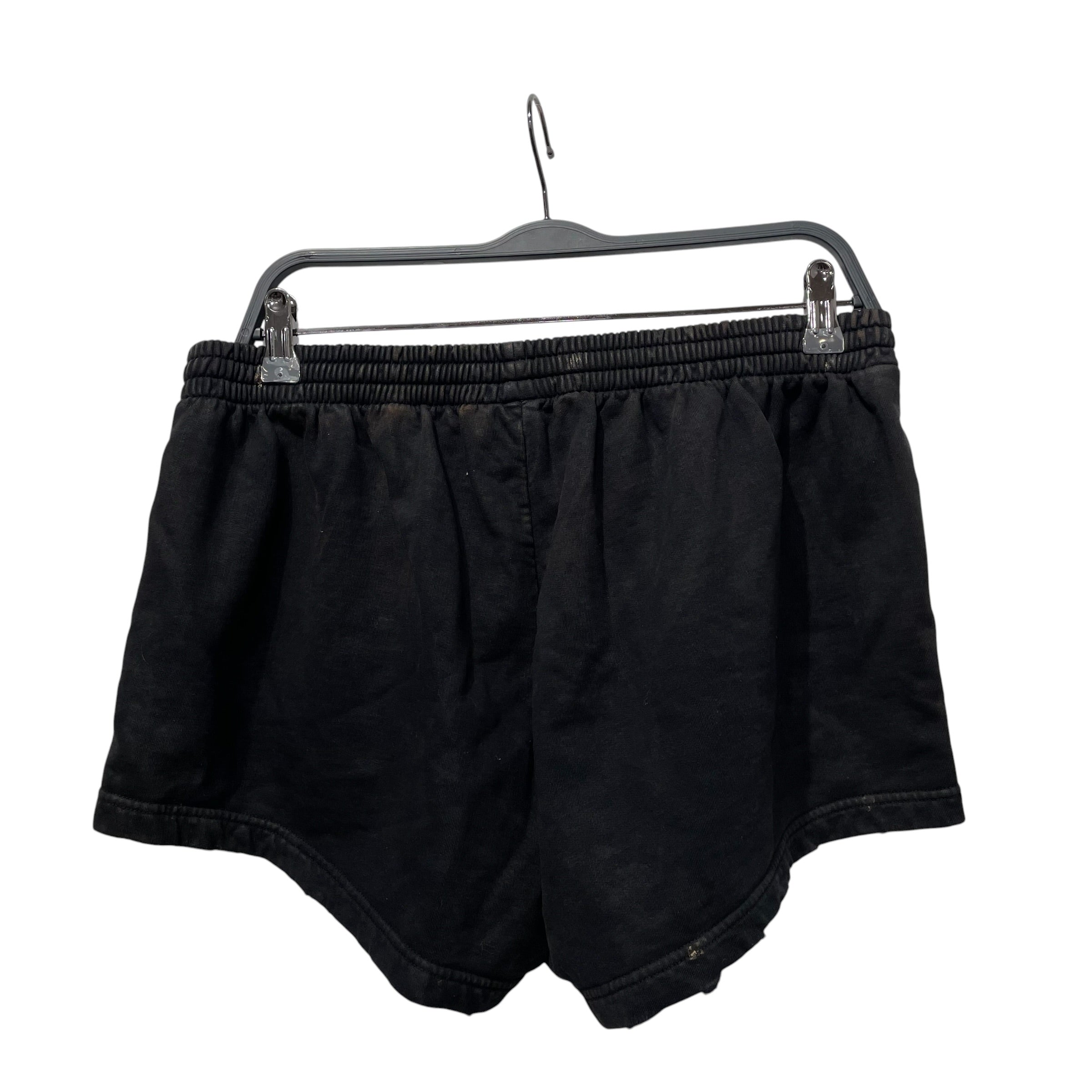 BALENCIAGA/Shorts/M/Cotton/BLK/2022 MUD SHOW SWEATSHORTS view 1