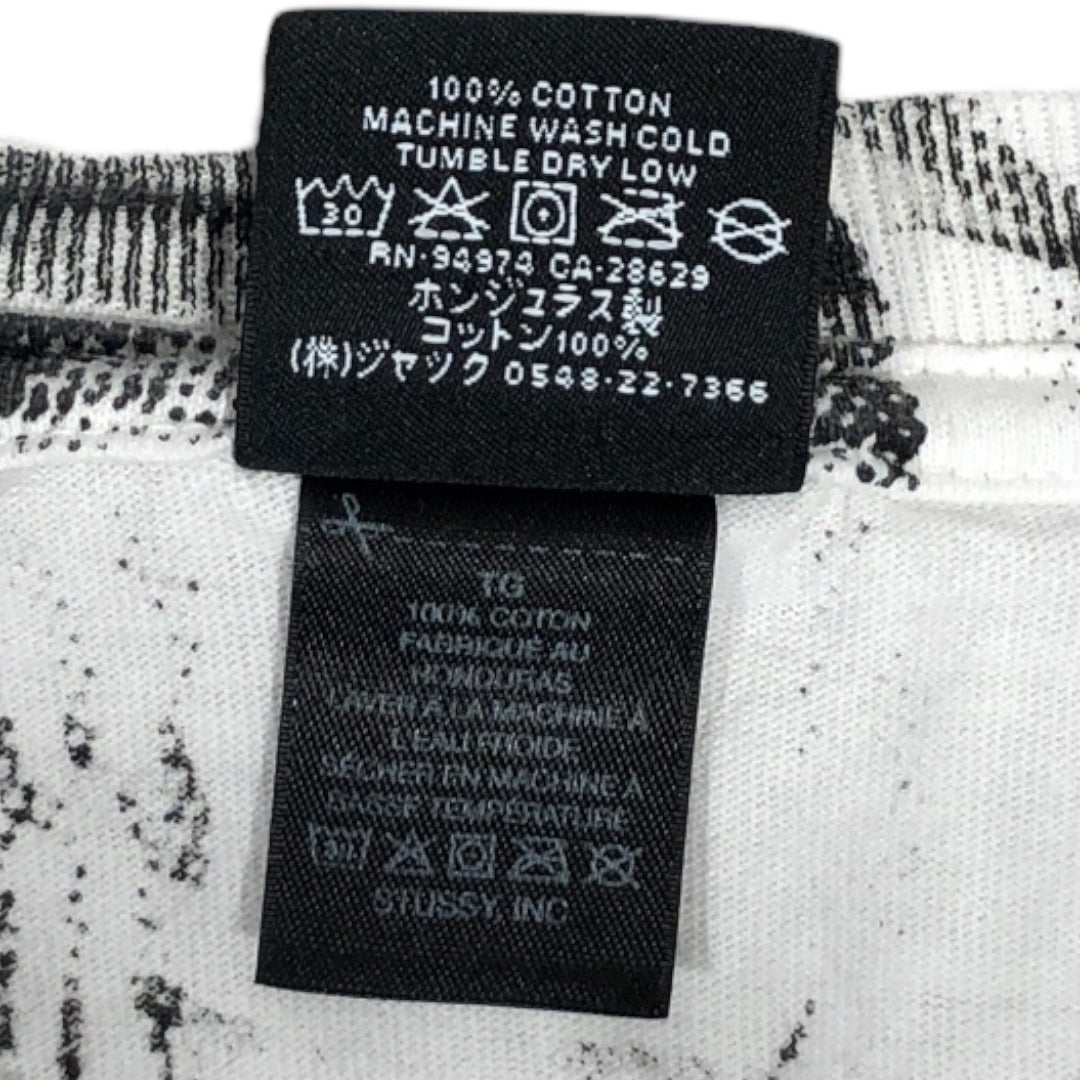 STUSSY/T-Shirt/XL/Cotton/BLK/Graphic/stussy N.4 paris kimono tee view 4