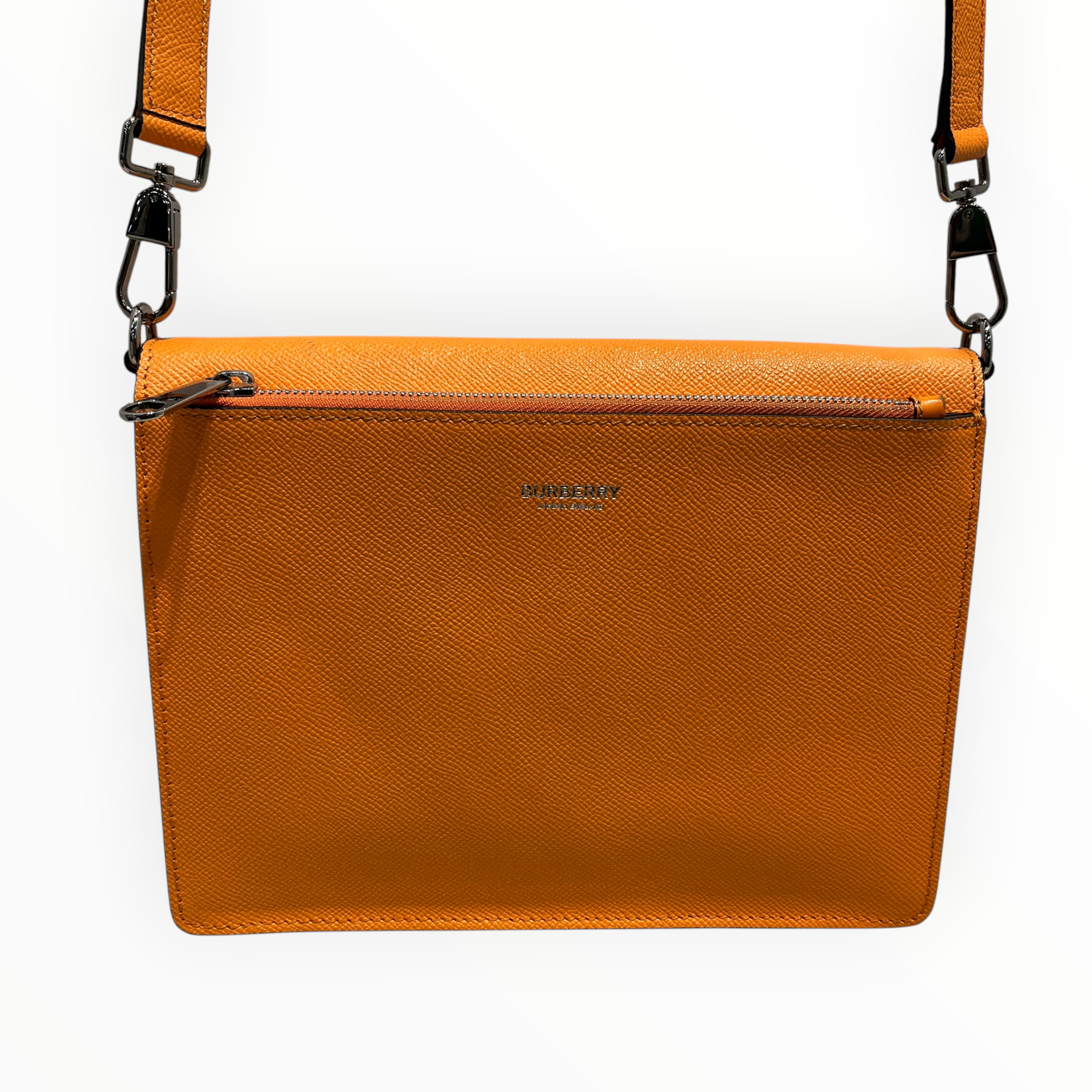 BURBERRY LONDON/Bag/Leather/ORN/tripple stud orange view 3