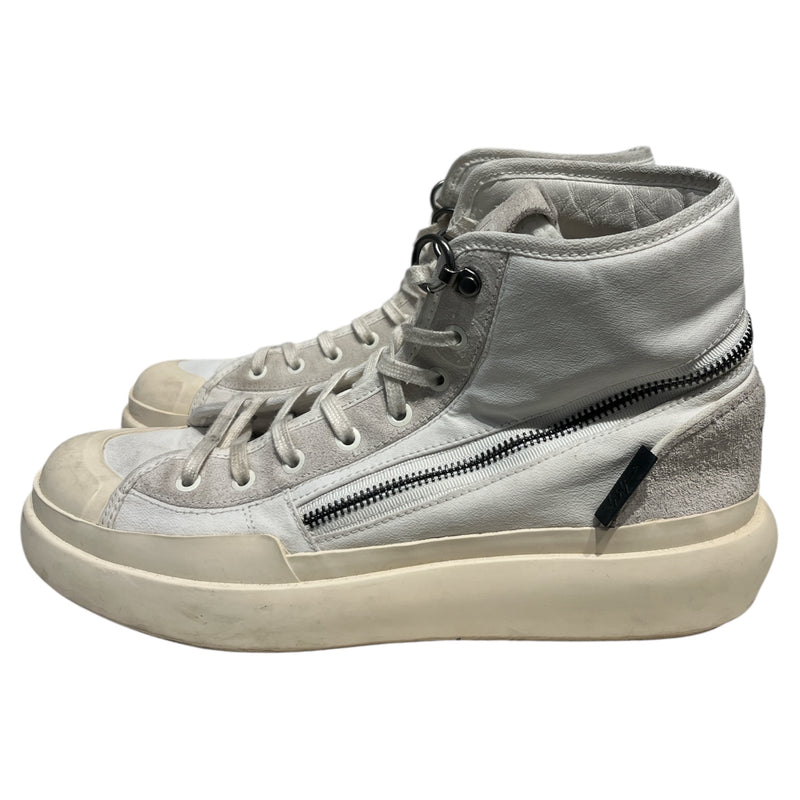 Y-3/Hi-Sneakers/US 9.5/Leather/WHT/1289229