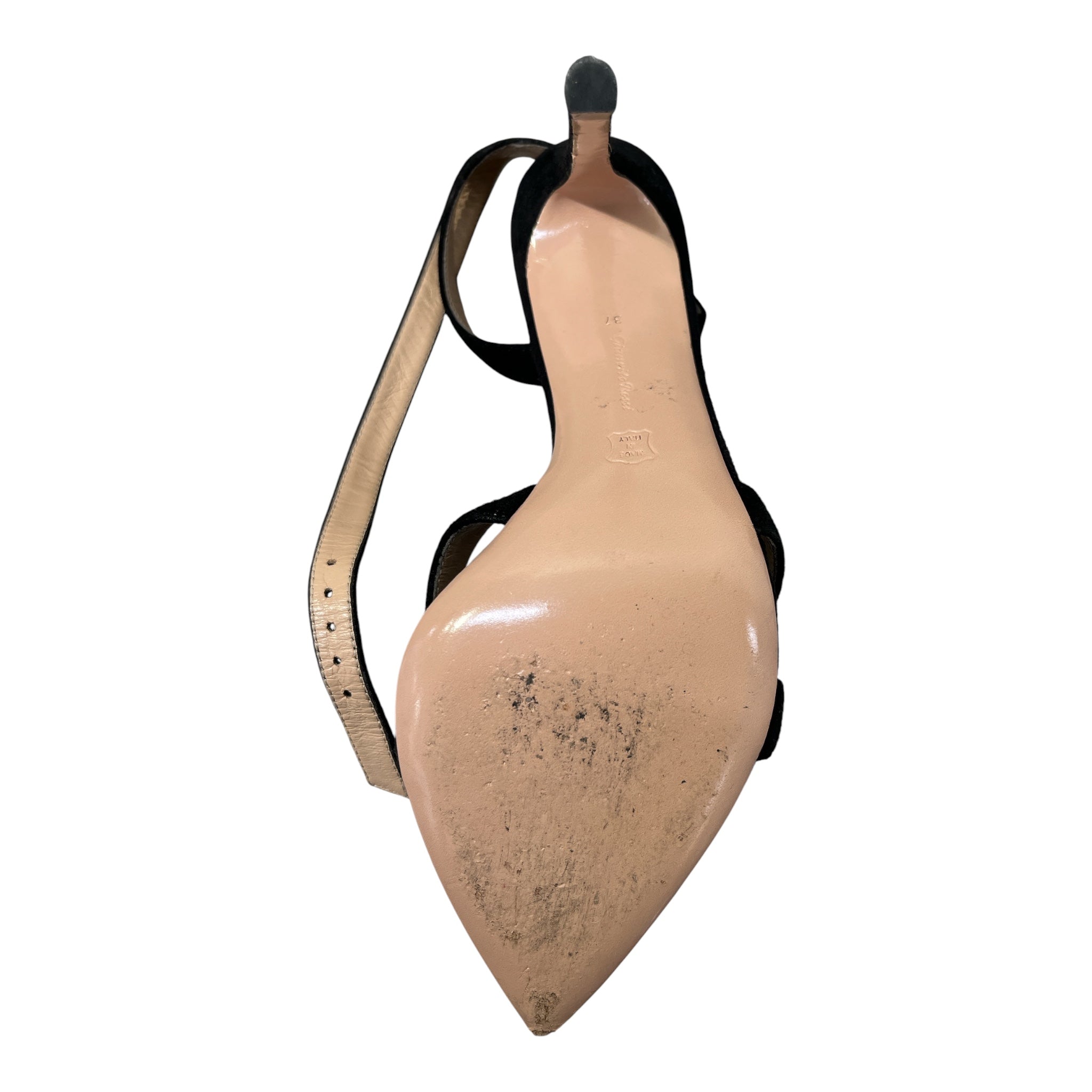 Gianvito Rossi/Heels/EU 37/Suede/BLK/ view 3