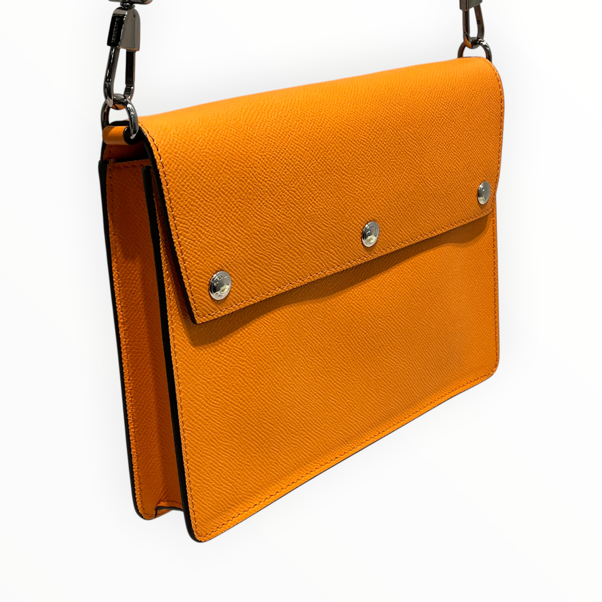 BURBERRY LONDON/Bag/Leather/ORN/tripple stud orange view 4