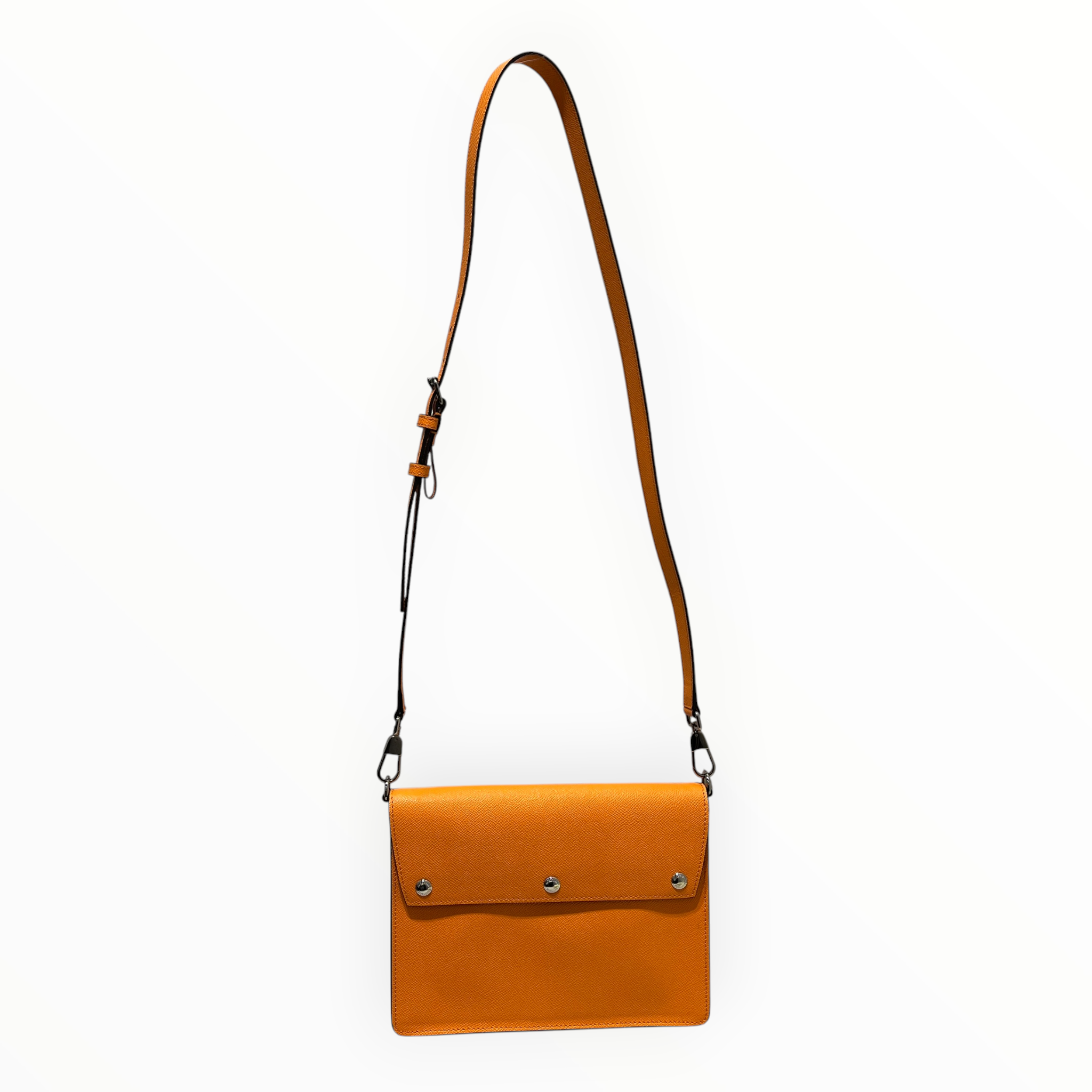 BURBERRY LONDON/Bag/Leather/ORN/tripple stud orange view 1