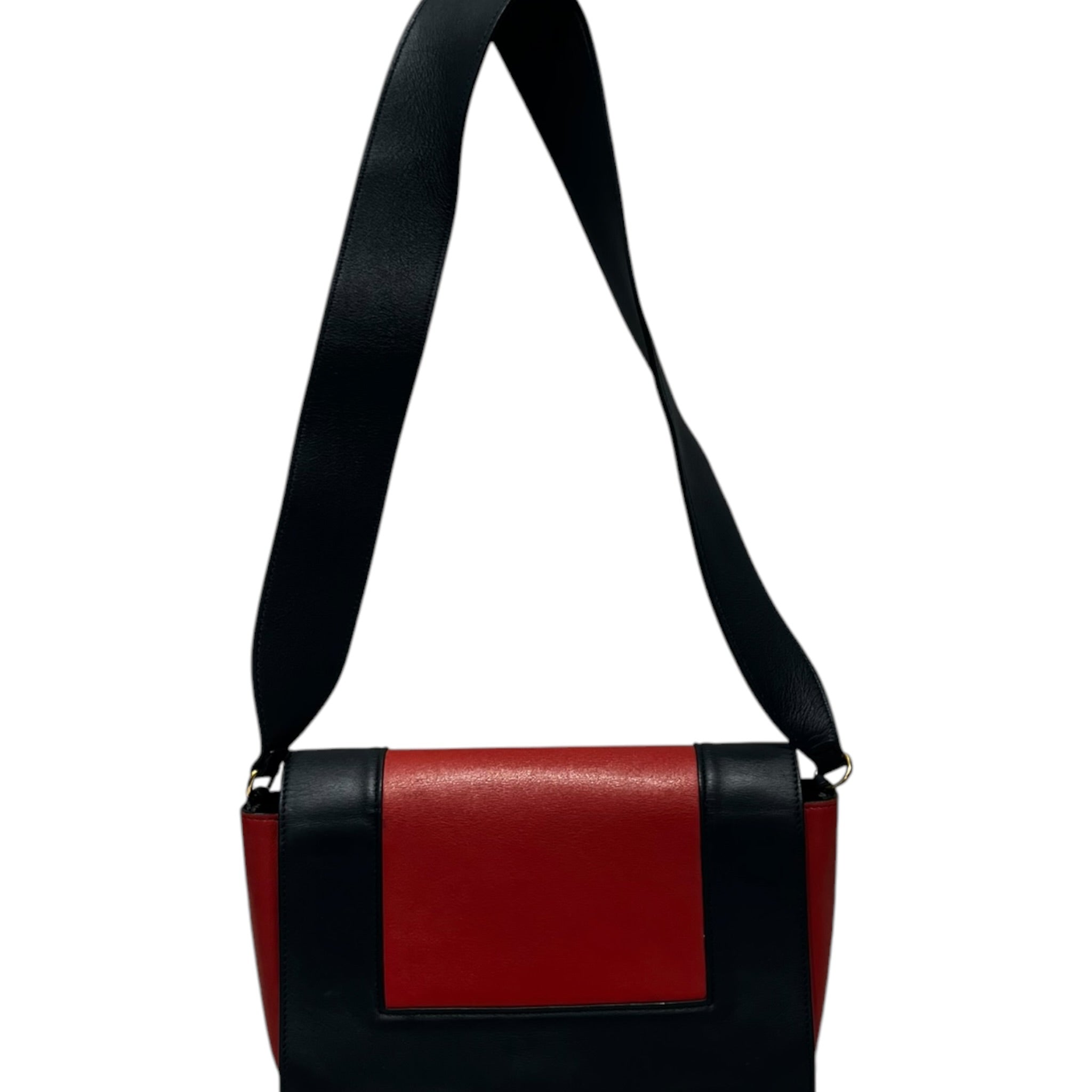 CELINE/Cross Body Bag/ORN/ORN/NVY FLAP BAG view 1