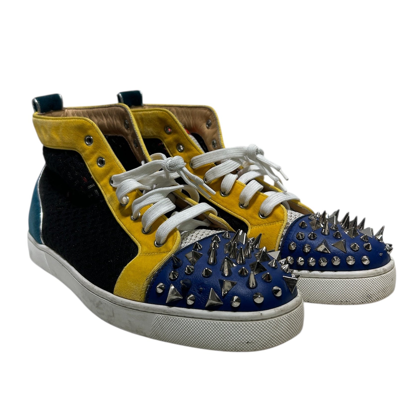 Christian Louboutin/Hi-Sneakers/EU 46/All Over Print/MLT/Studded Multi-Color Sneakers view 1