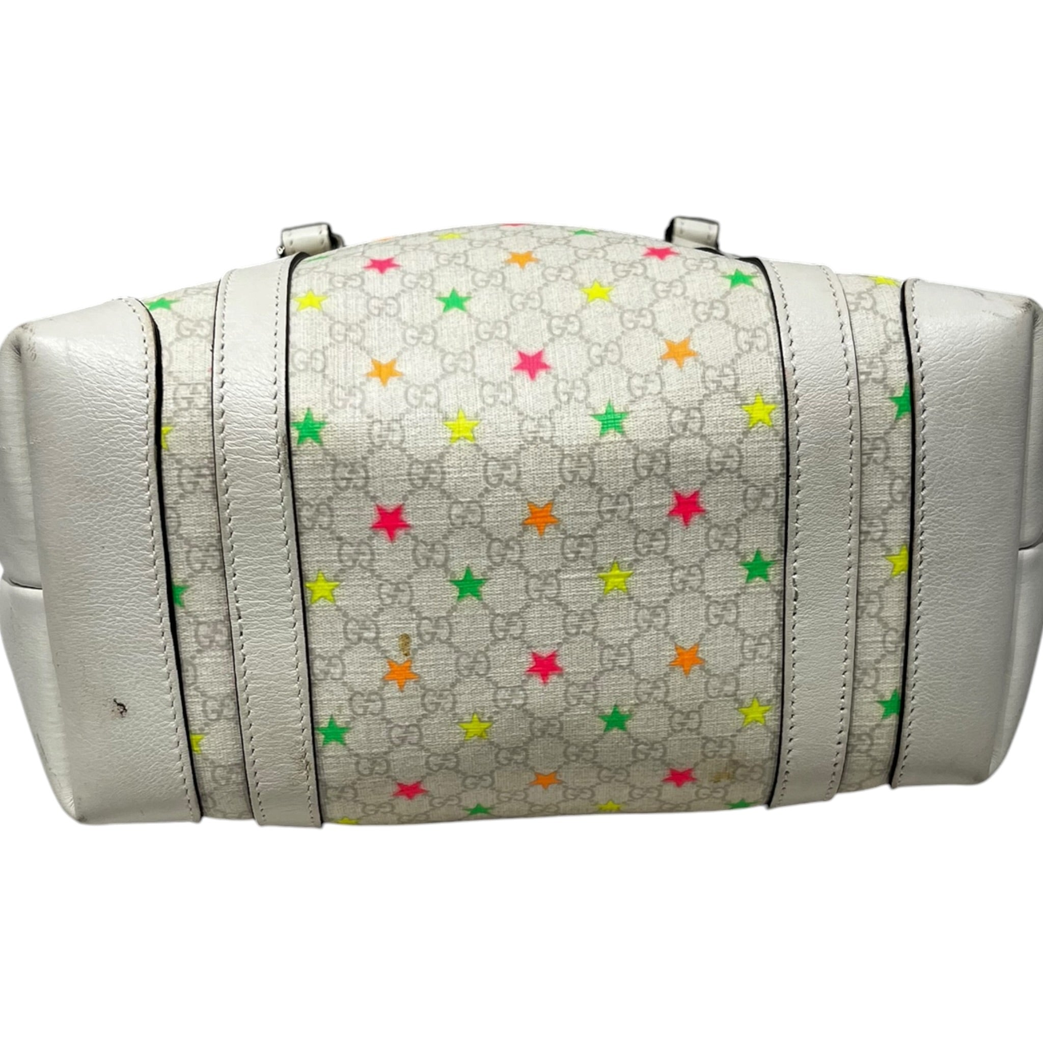 GUCCI/Hand Bag/Monogram/Leather/WHT/GUCCI MONOGRAM STARS BAG view 5