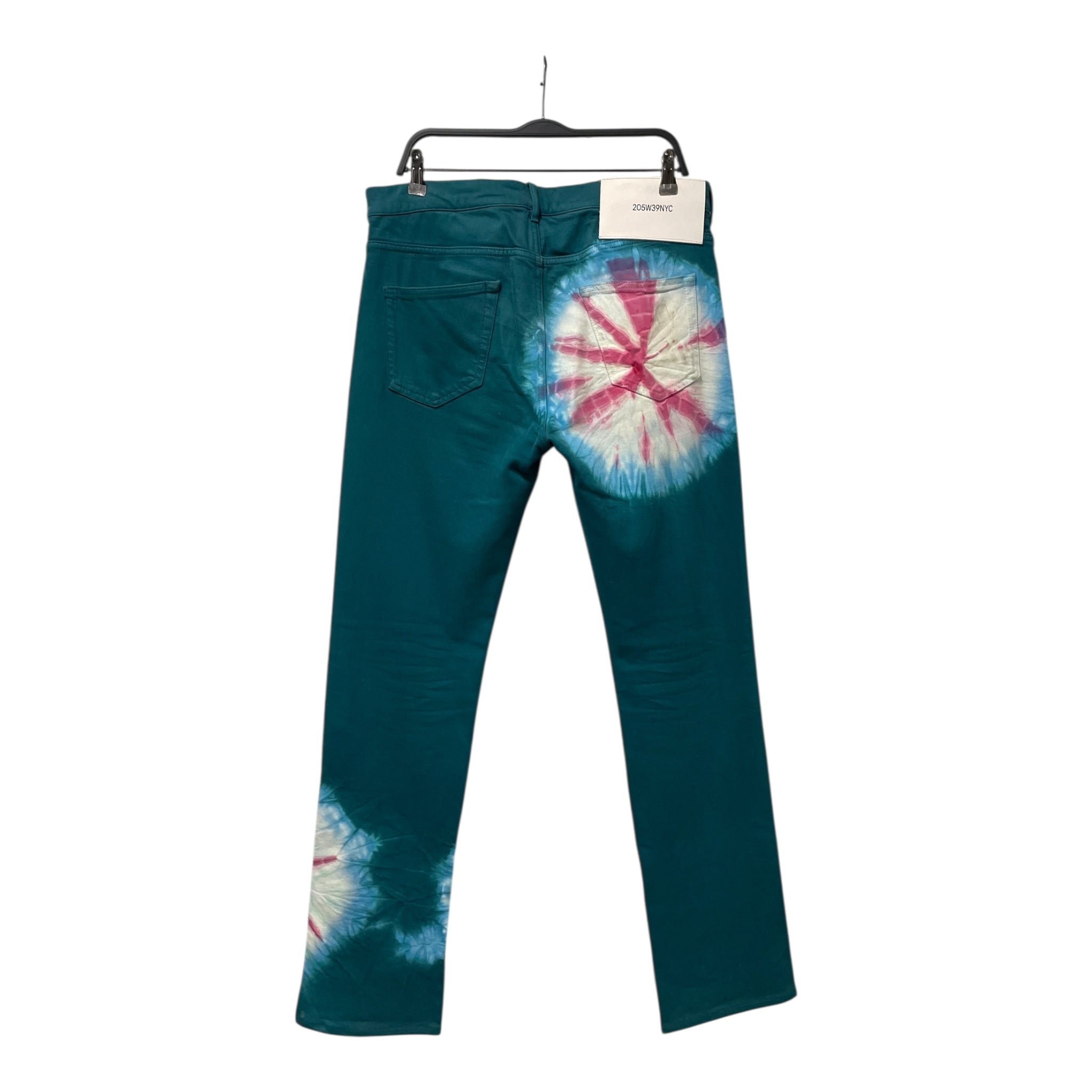 Calvin Klein 205W39NYC/Straight Pants/34/Cotton/GRN/TIE DYE SPLATTER view 2