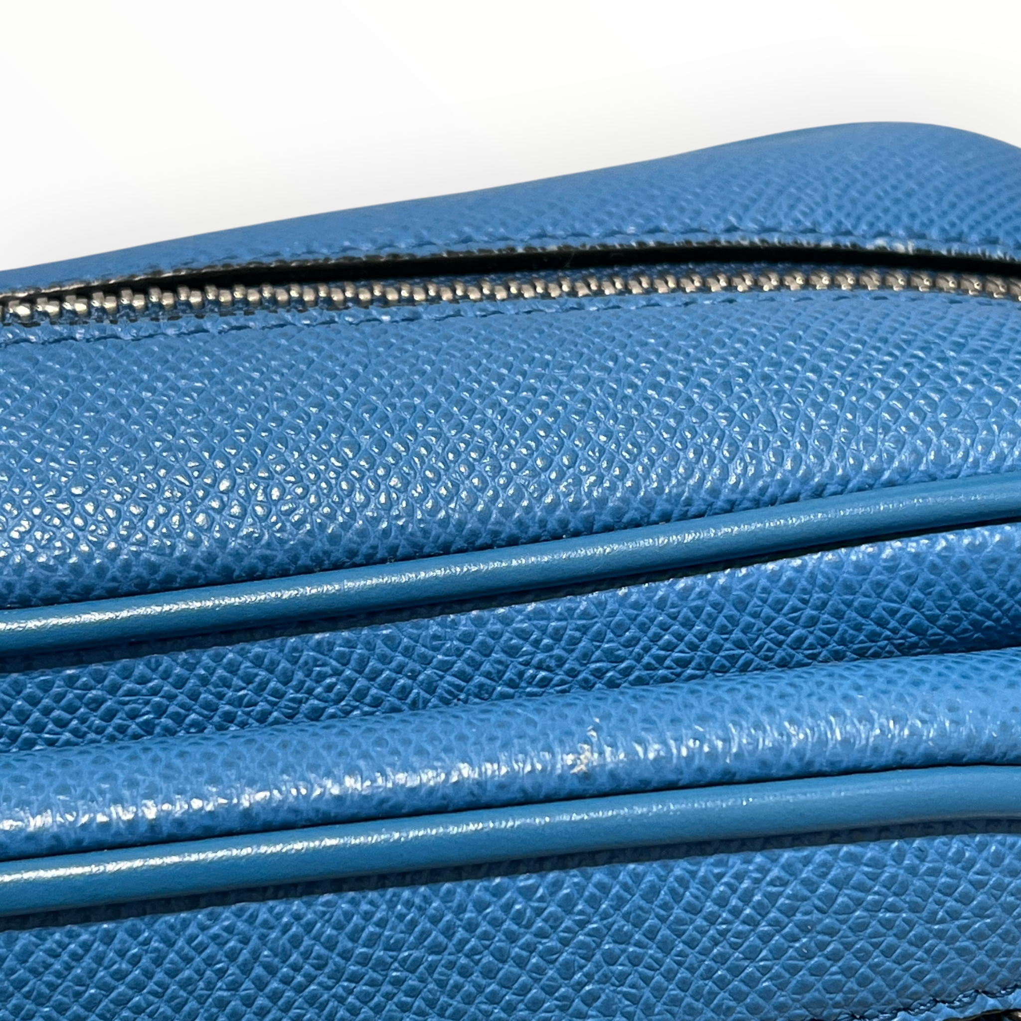 BURBERRY LONDON/Bag/Leather/BLU/messenger bag true blue view 8
