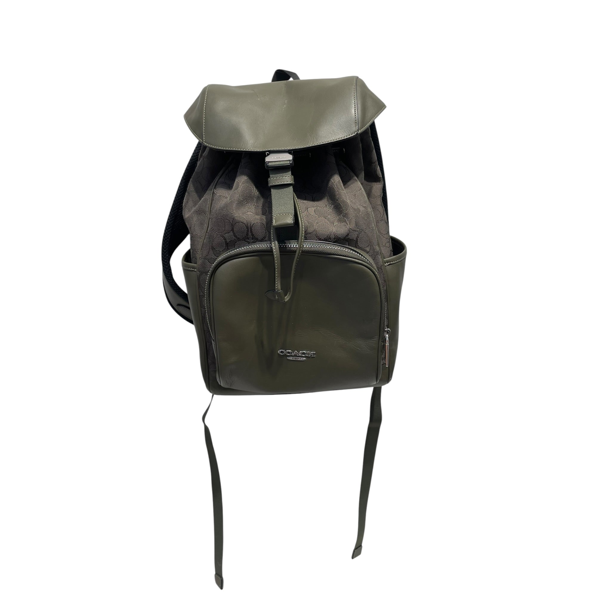 COACH/Backpack/Monogram/Leather/GRN/backpack view 3