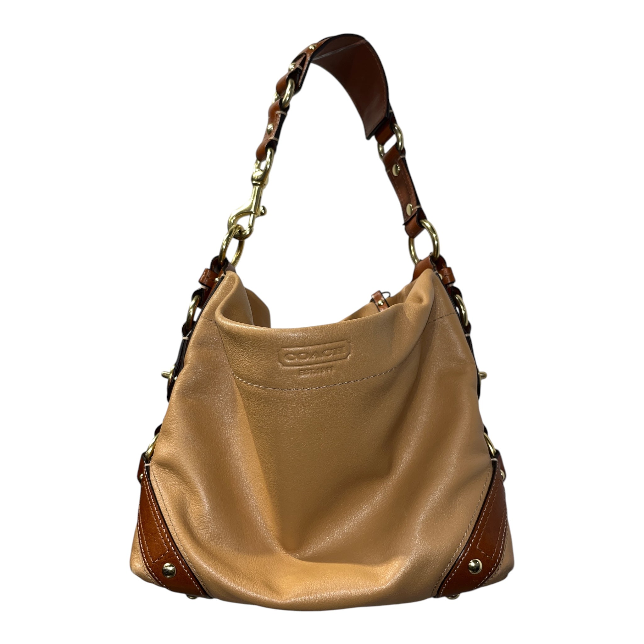 COACH/Hand Bag/Leather/BEG/Coach Carly Bag view 1