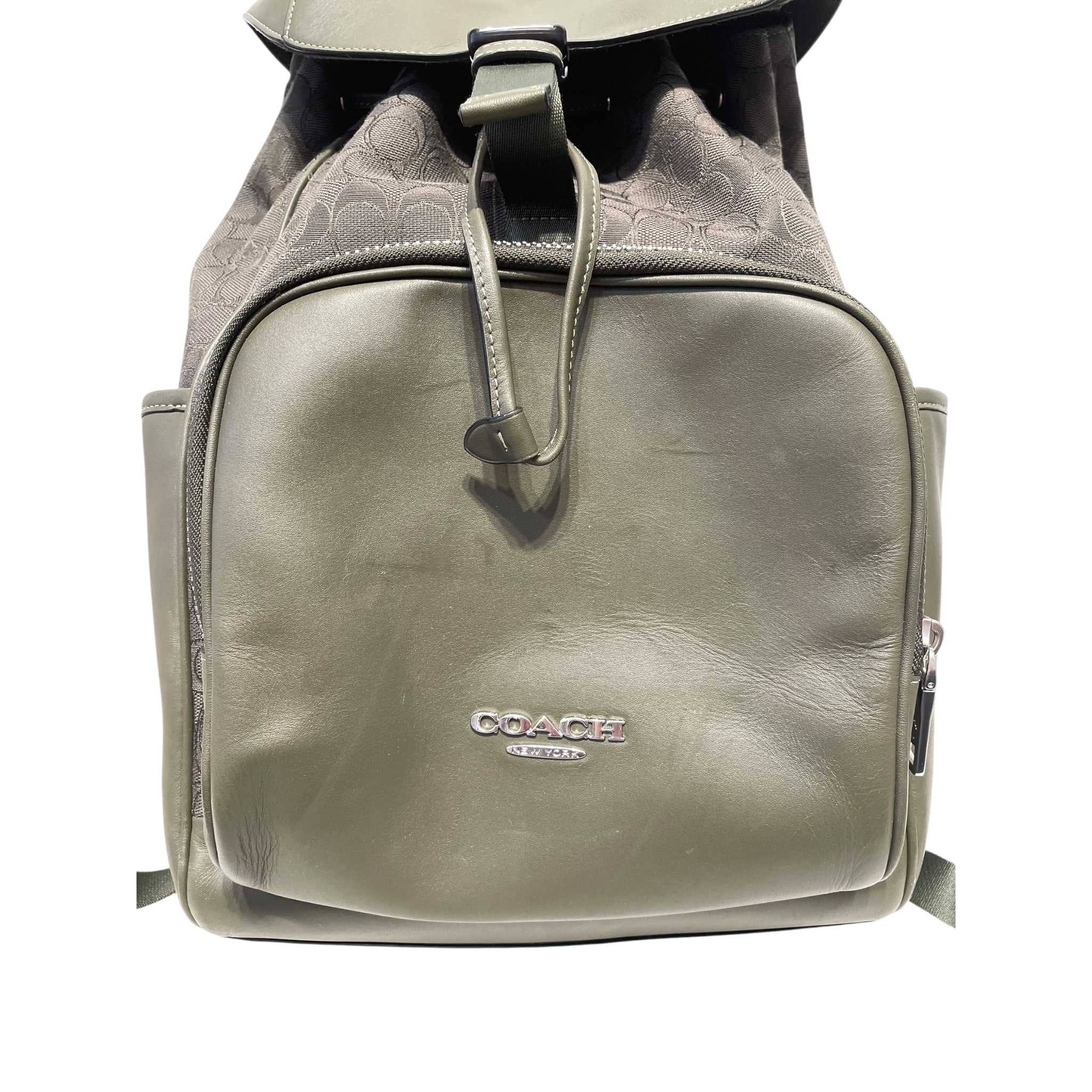 COACH/Backpack/Monogram/Leather/GRN/backpack view 5