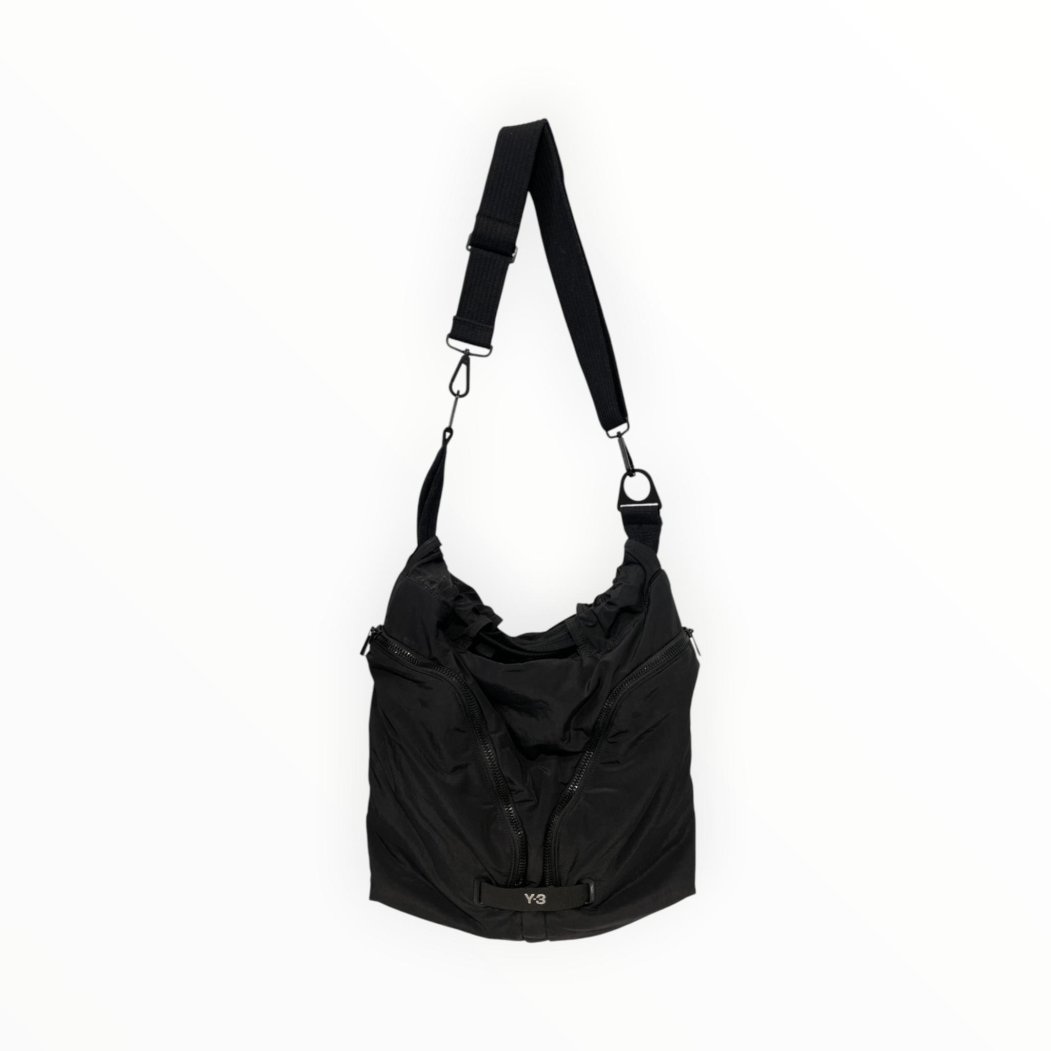 Y-3/Tote Bag/Nylon/BLK/utility tote view 1