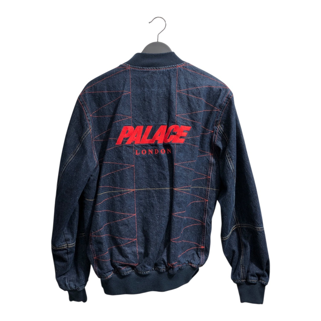 PALACE/Denim Jkt/M/Denim/IDG/No Collar/red stitch Talica view 2