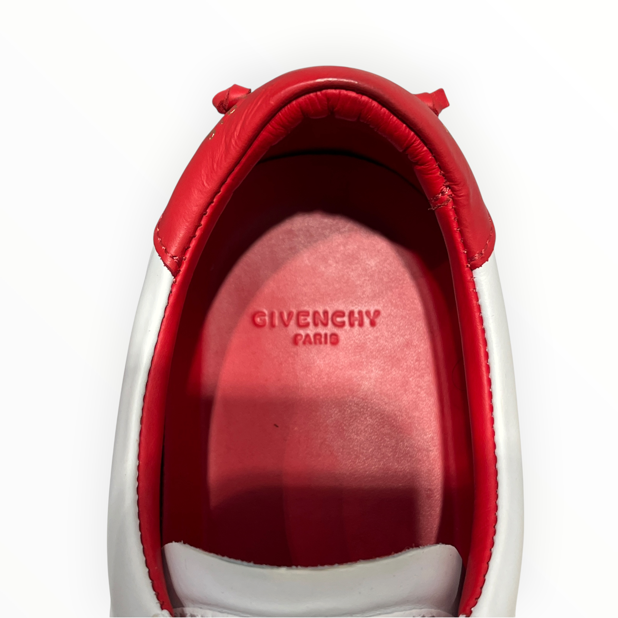 GIVENCHY/Low-Sneakers/EU 40/Leather/WHT/URBAN STREET LOW WHT/RED view 3