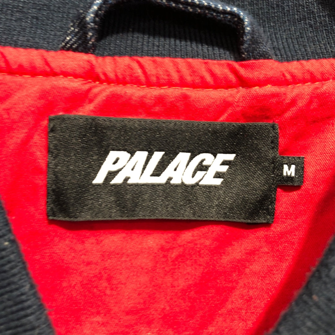 PALACE/Denim Jkt/M/Denim/IDG/No Collar/red stitch Talica view 3