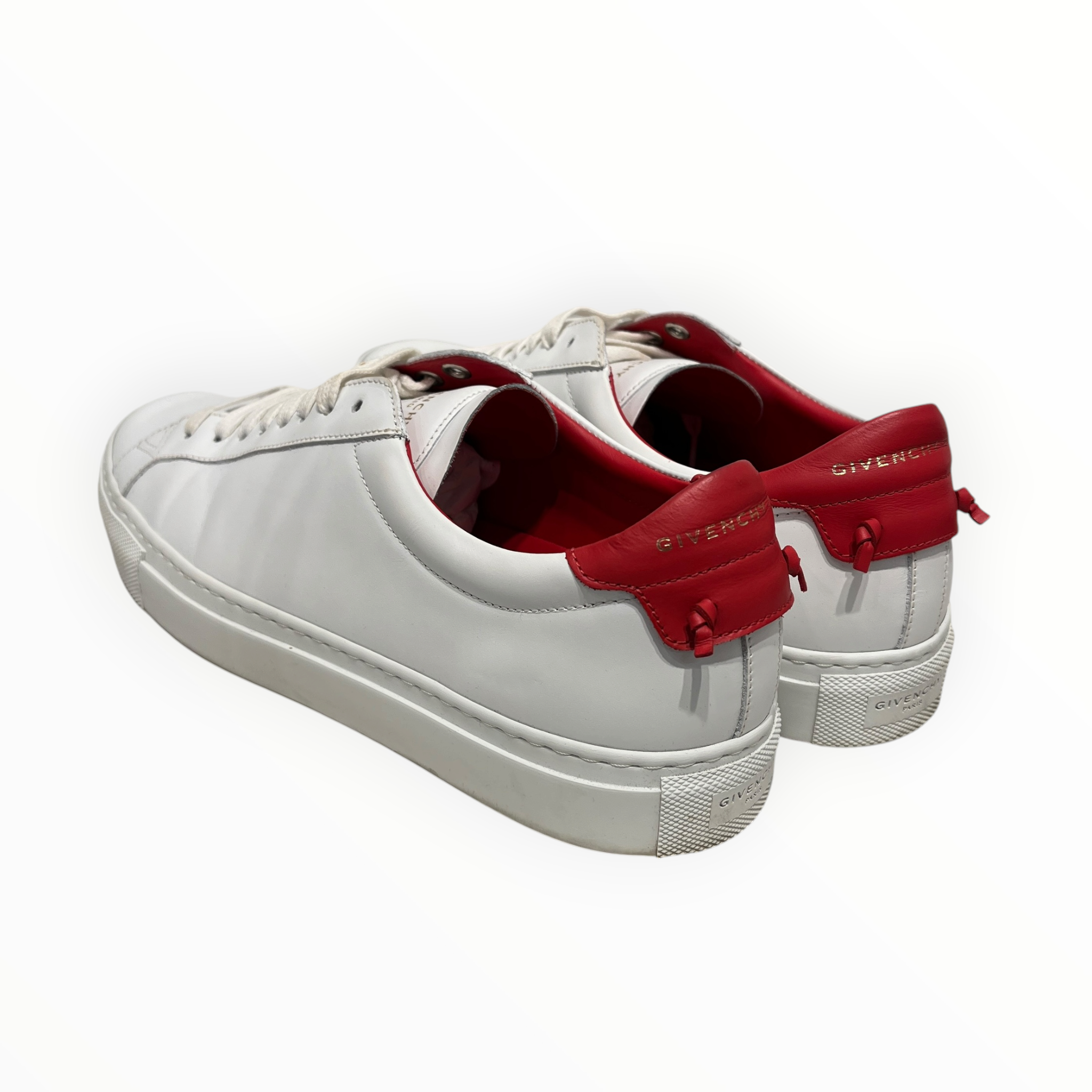 GIVENCHY/Low-Sneakers/EU 40/Leather/WHT/URBAN STREET LOW WHT/RED view 2