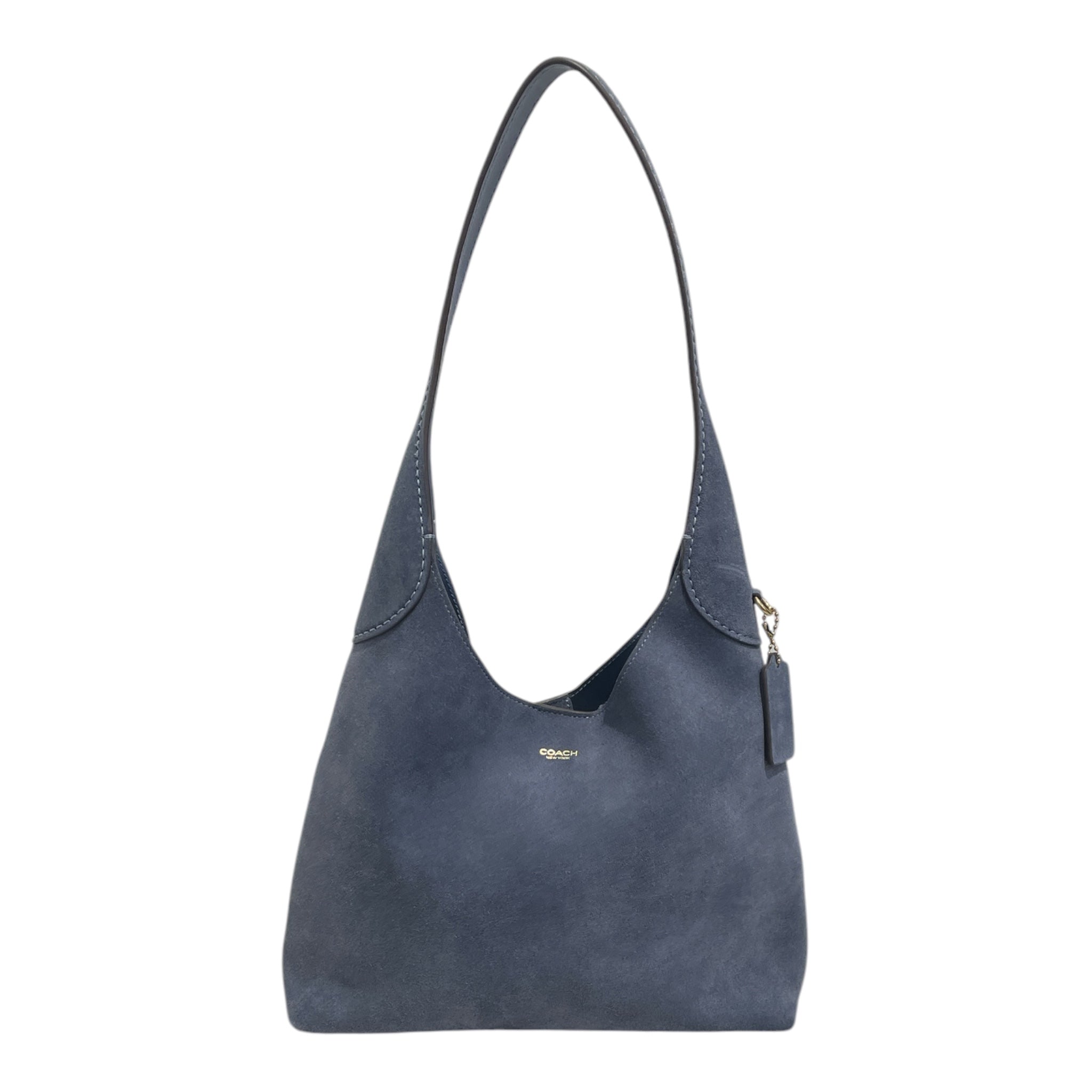 COACH/Tote Bag/Suede/BLU/BROOKLYN SHOULDER 28 view 1