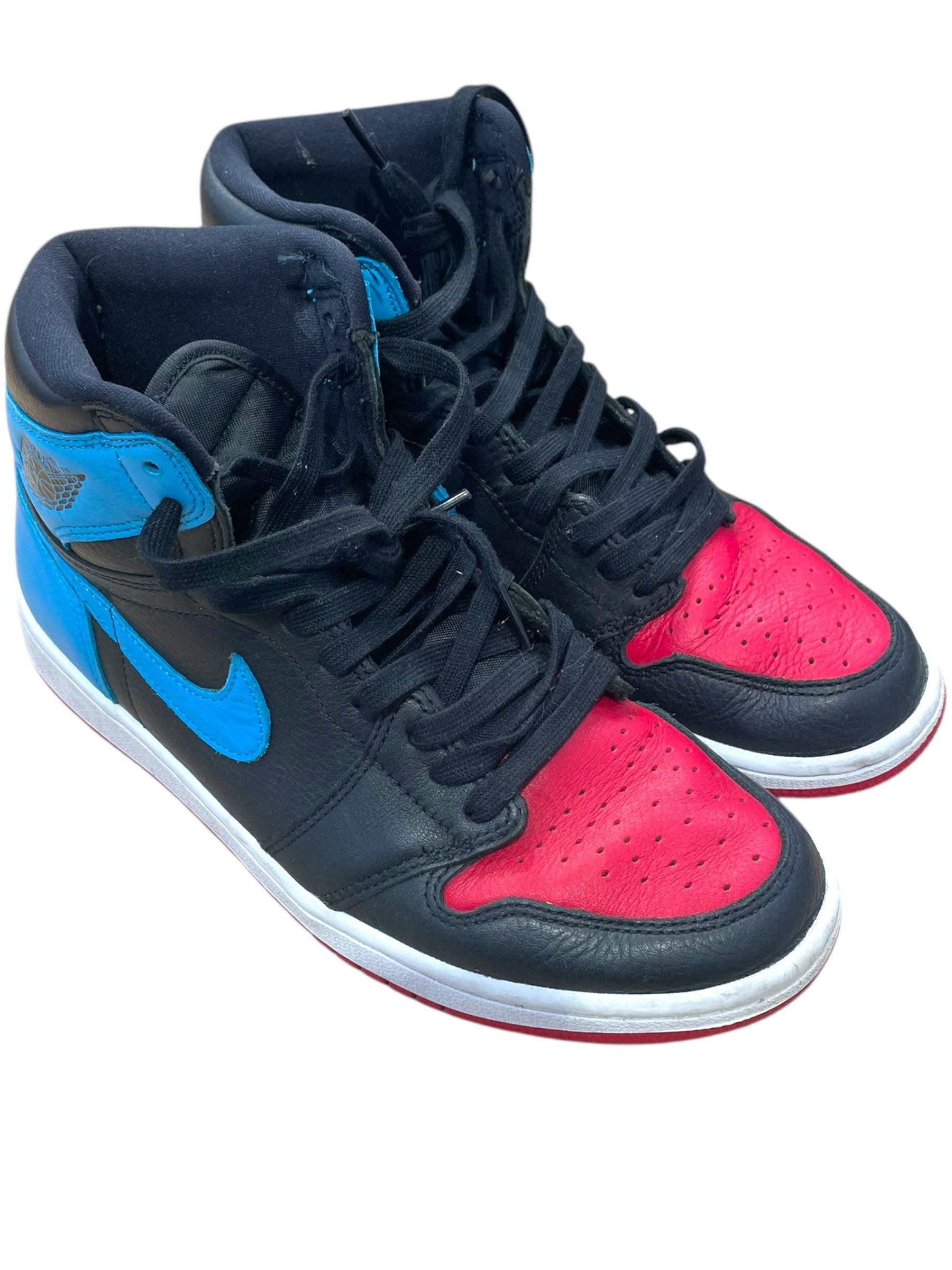NIKE/Hi-Sneakers/US 8.5/Leather/BLK/UNC to Chicago view 1